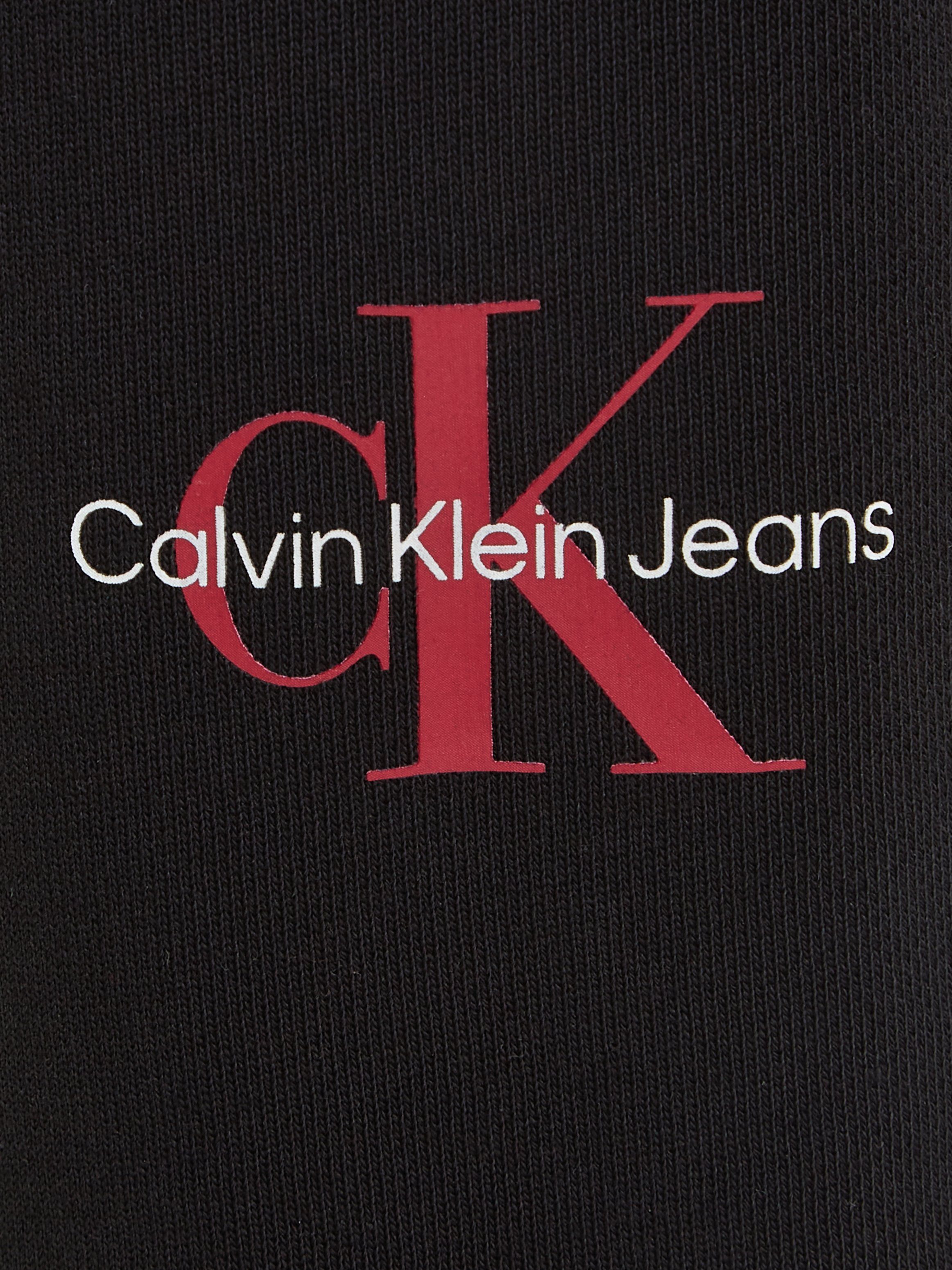 Colored Jeans MONOGRAM Black Calvin Klein SWEATPANTS mit Logodruck Sweathose Logo / LOGO