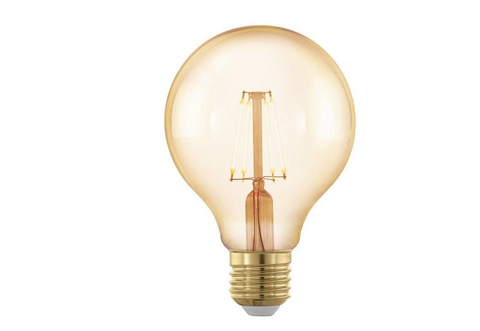 EGLO LED-Leuchtmittel Eglo LED Globe G80 E27 4,5W amber, Nicht dimmbar nicht Smart Home-fähig