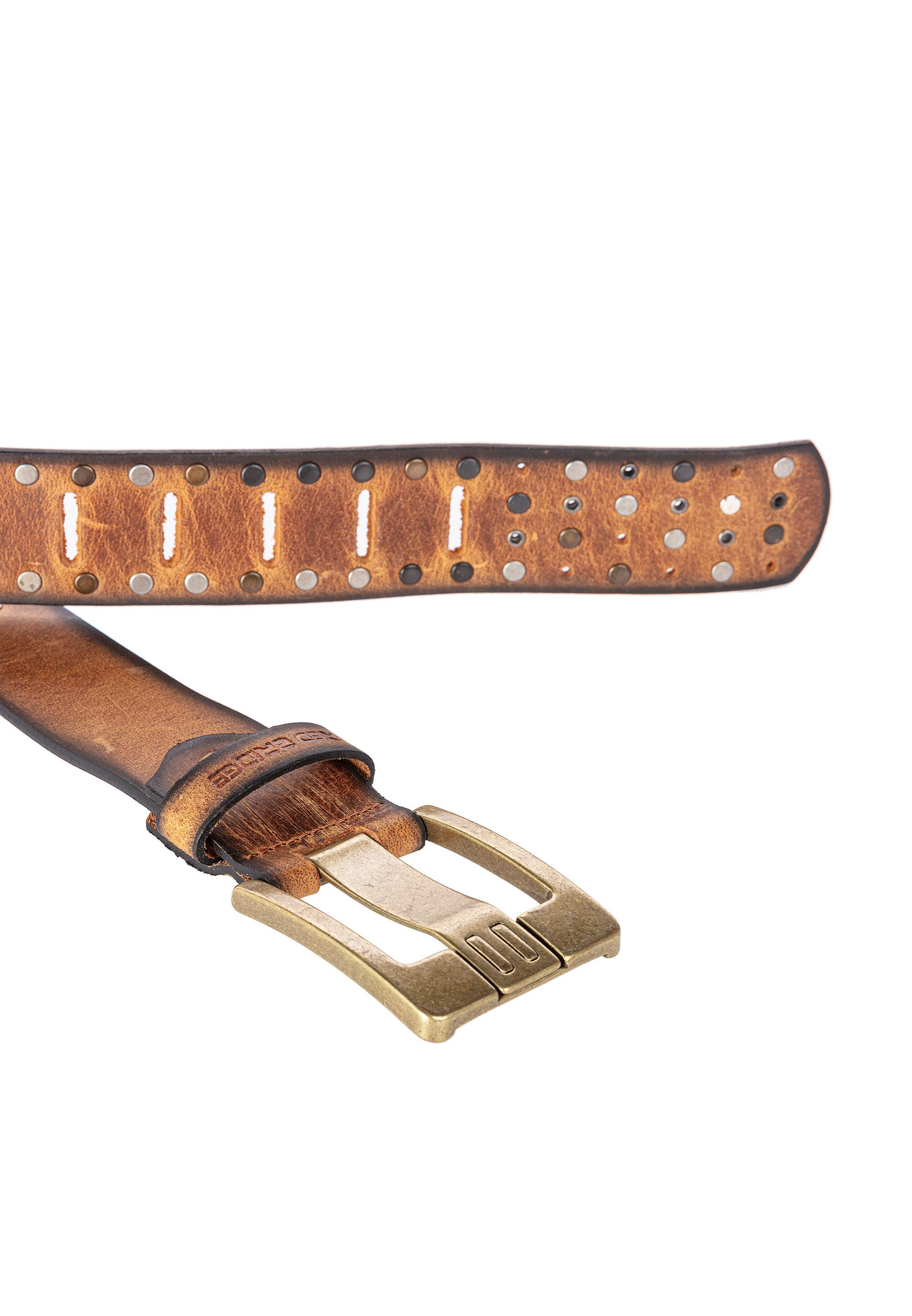 RedBridge Ledergürtel mit Nieten-Design – Rockiger günstig online kaufen