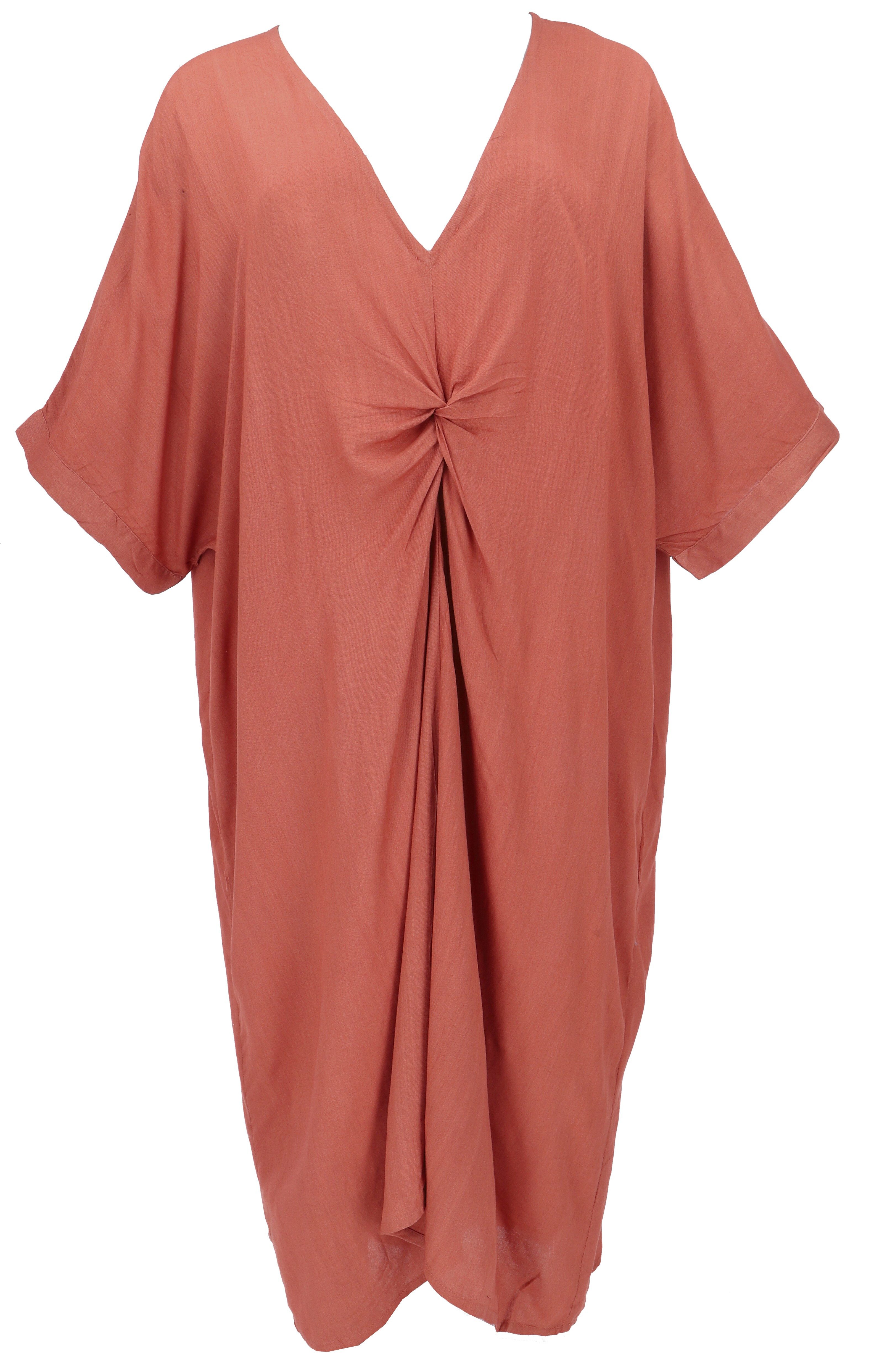 Guru-Shop Midikleid Lockeres Oversize Kaftankleid, Plus günstig online kaufen