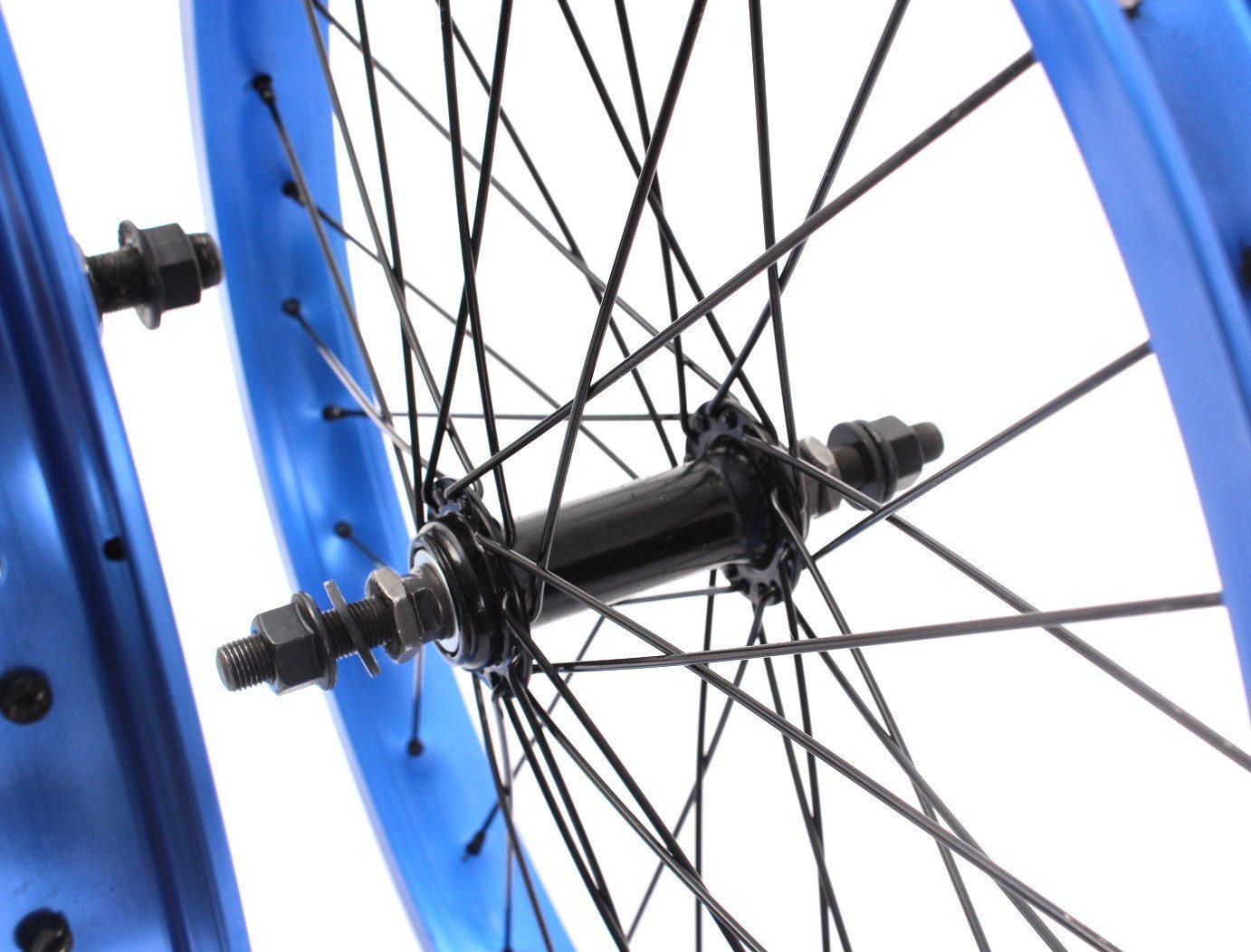 CHRIS 20 Zoll Fahrrad-Laufrad KHEbikes Laufradsatz BÖHM BMX blau