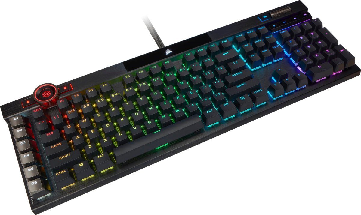 K100 RGB Gaming-Tastatur schwarz Corsair Corsair