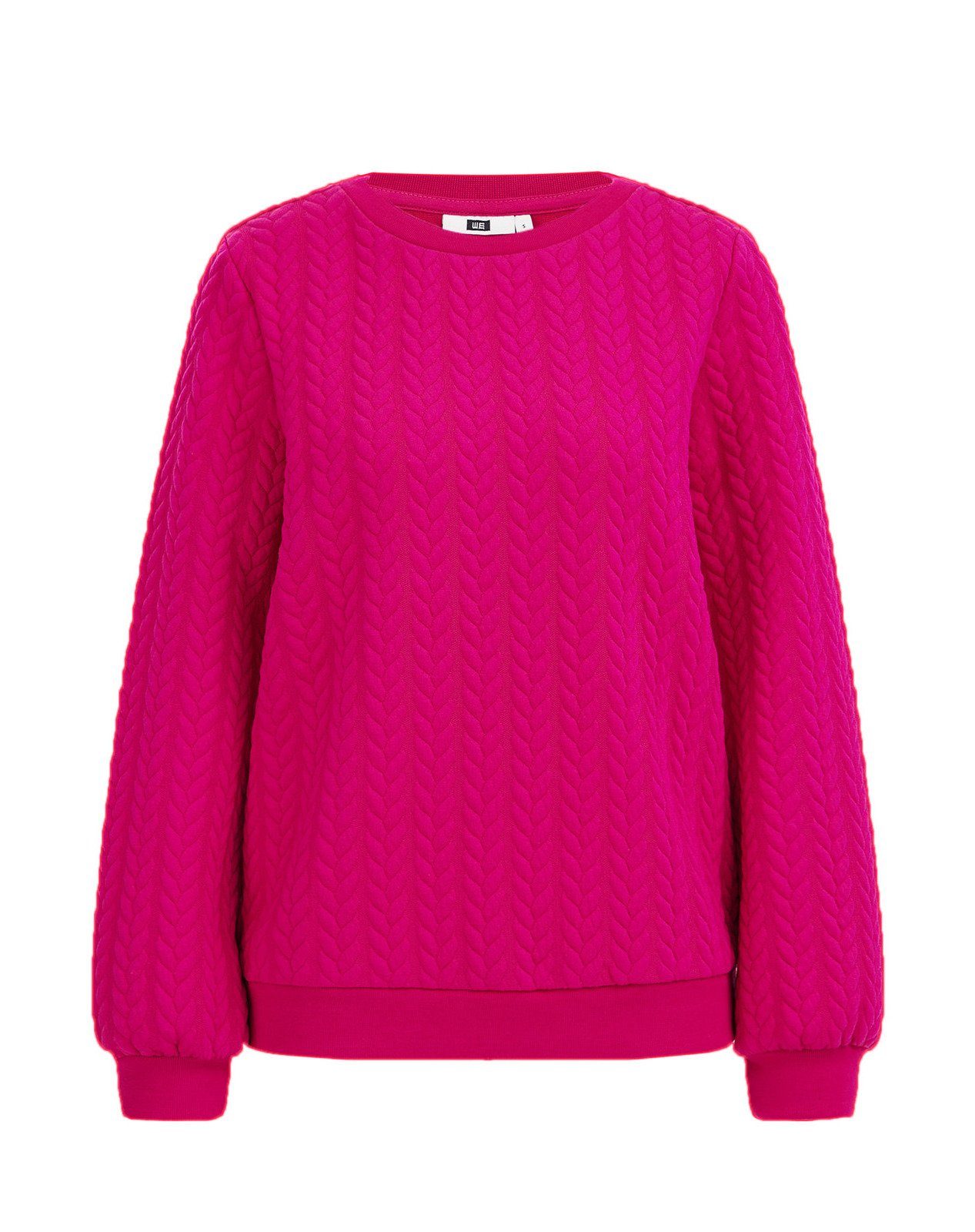 WE Fashion Sweatshirt Fuchsia (1-tlg)