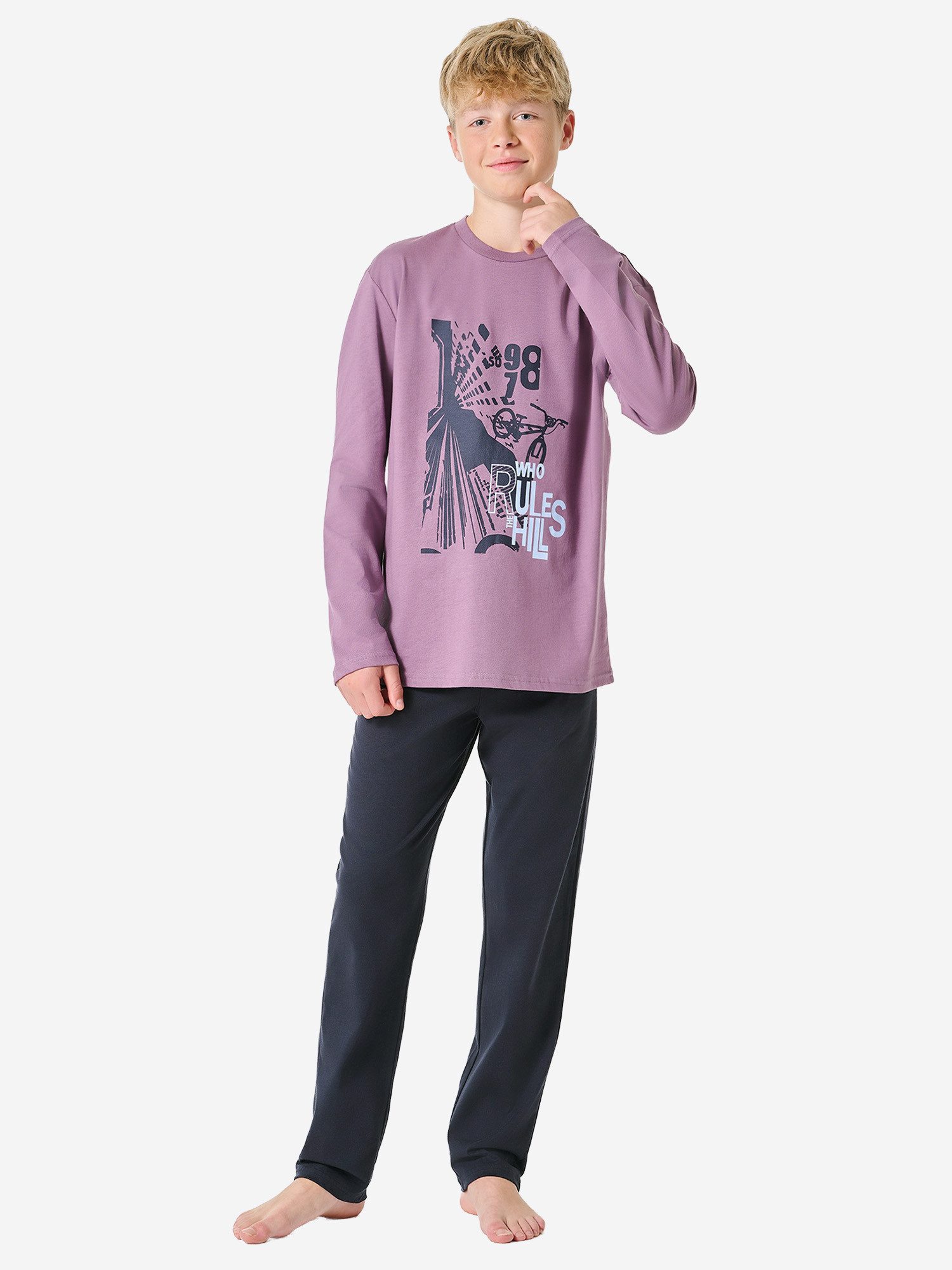 Schiesser Pyjama Sleepwear (2 tlg) Schlafanzug, Pyjama Set, Nachtwäsche