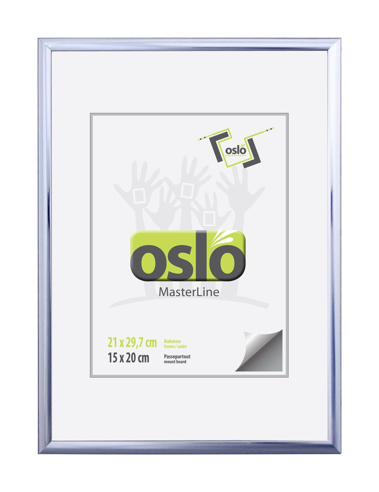 Oslo MasterLine Einzelrahmen Bilderrahmen Aluminium schmal günstig online kaufen