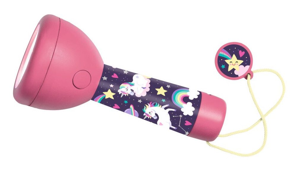 Moses. Verlag Taschenlampe Einhorn, kompakte und robuste Kindertaschenlampe mit 4 LEDs