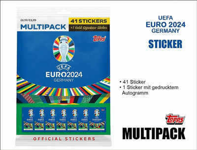 Topps Sammelkarte UEFA EURO 2024 Sticker Multipack DE