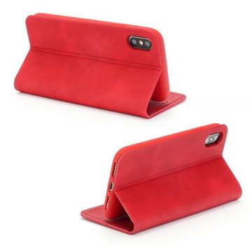 cofi1453 Handyhülle Bucht Tasche, Kunstleder Schutzhülle Handy Wallet Case Cover mit Kartenfächern, Standfunktion