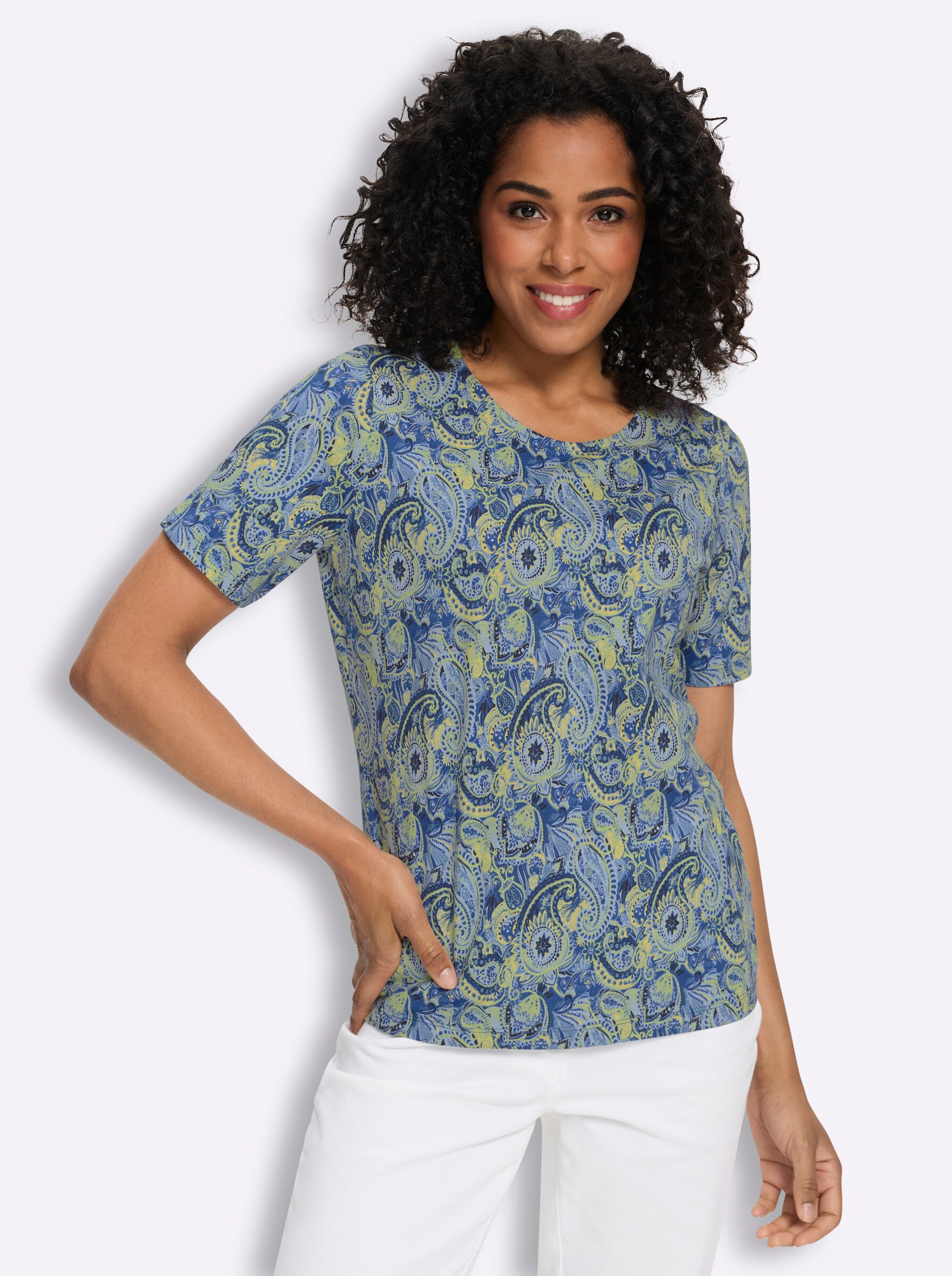 T-Shirt Rundhals-Shirt Kurzarm