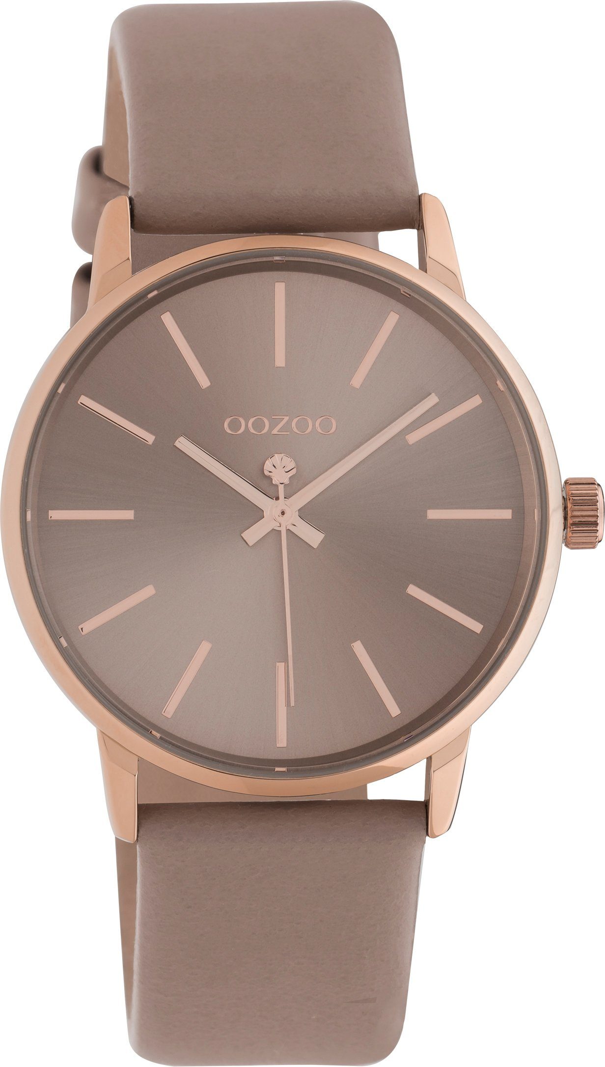 OOZOO Quarzuhr C10721, Armbanduhr, Damenuhr, Lederarmband günstig online kaufen