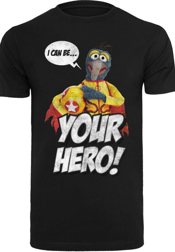 F4NT4STIC T-Shirt F4NT4STIC T-Shirt Disney Die Muppets Gonzo I Can Be Your  Hero Keine Angabe
