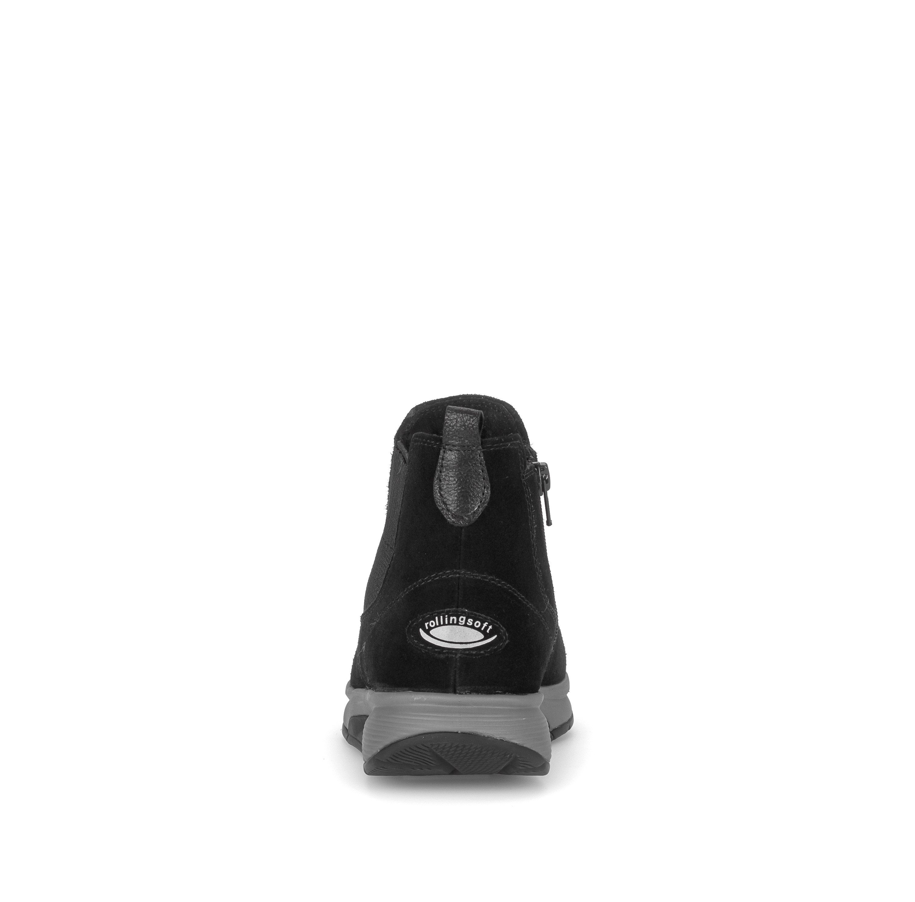rollingsoft Chelseaboots Keilabsatz, Stiefelette mit Stretcheinsatz an der Außenseite