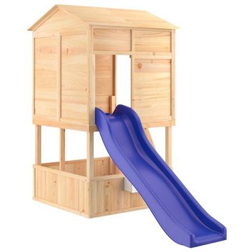 vidaXL Spielhaus Spielturm Massivholz Tanne Kinder Garten Kletterturm