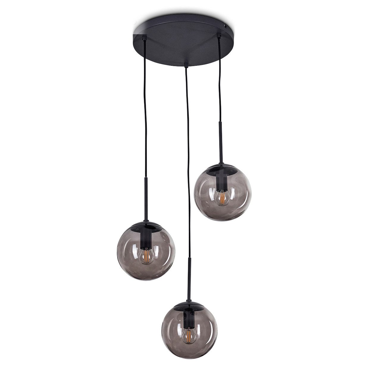hofstein Pendelleuchte »Arviè« Hängelampe aus Metall/Glas günstig online kaufen