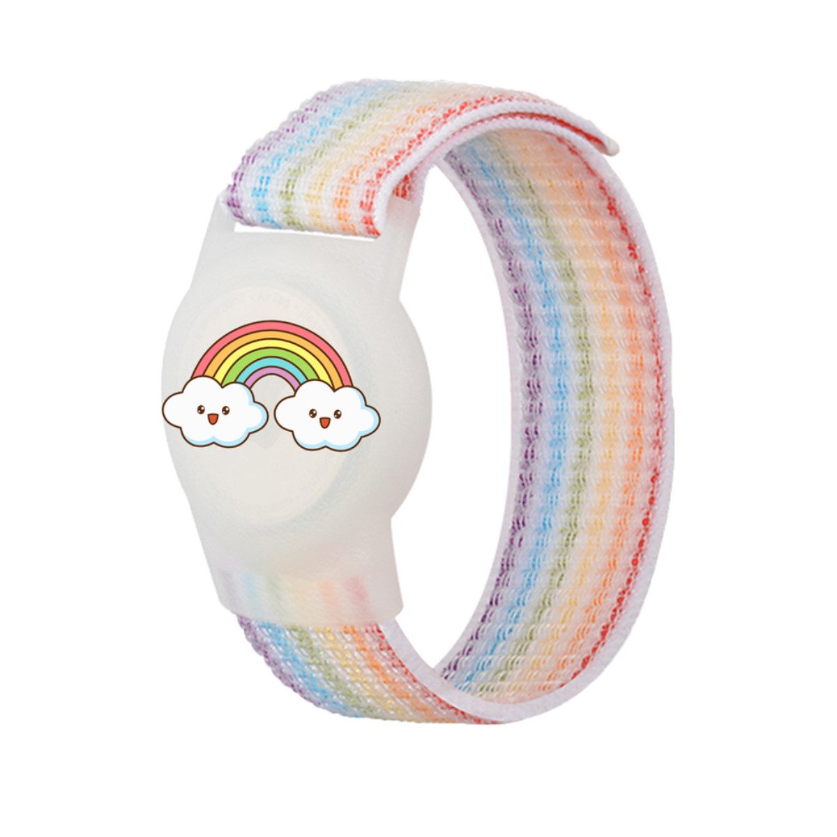 Hurtel Armband (AirTag-Hülle mit Kinderarmband), Verstellbares Kinderarmband mit TPU-Schutzhülle