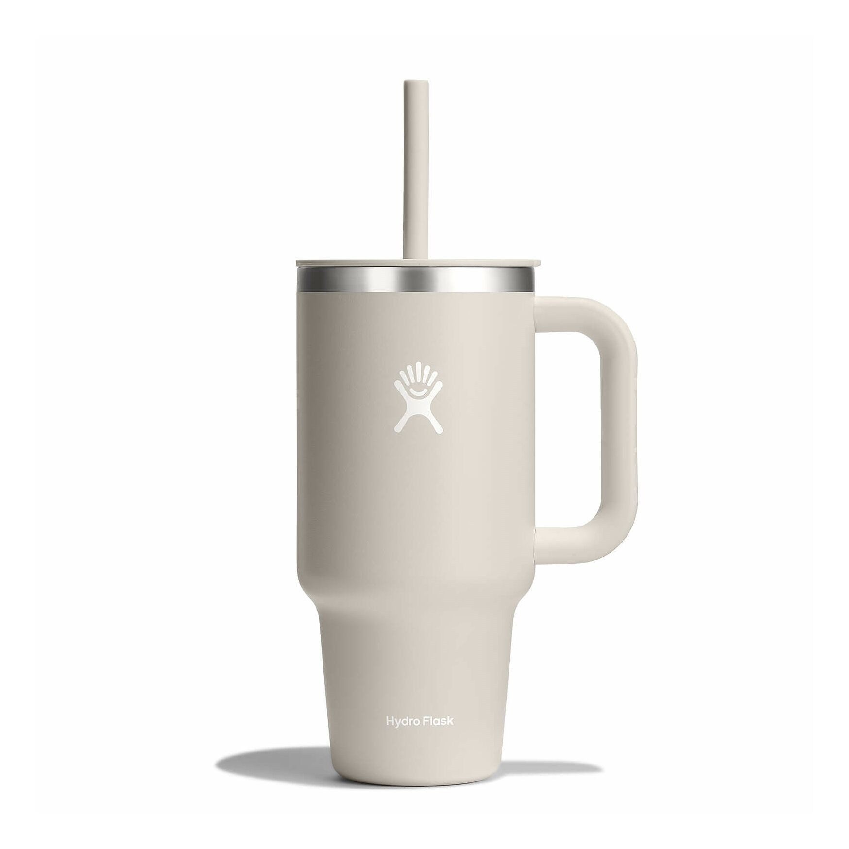 Hydro Flask Thermobecher All Around Travel Tumbler in den Größen 24 oz/ 32 oz / 40 oz, Edelstahl, Thermo Cup mit Strohhalm