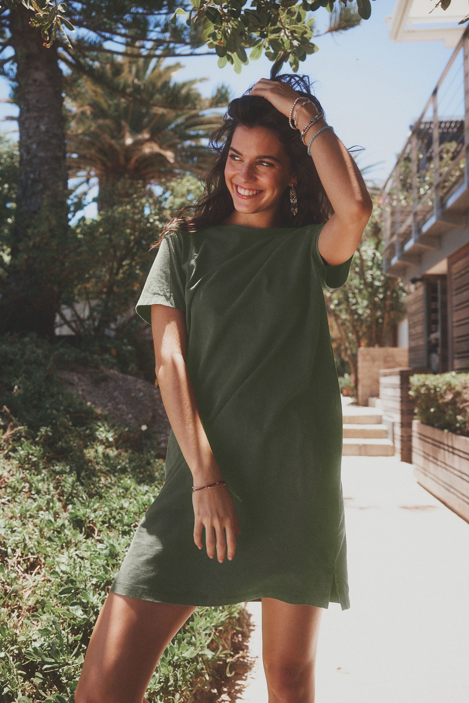 Next Shirtkleid Kleid in T-Shirt-Optik (1-tlg) günstig online kaufen