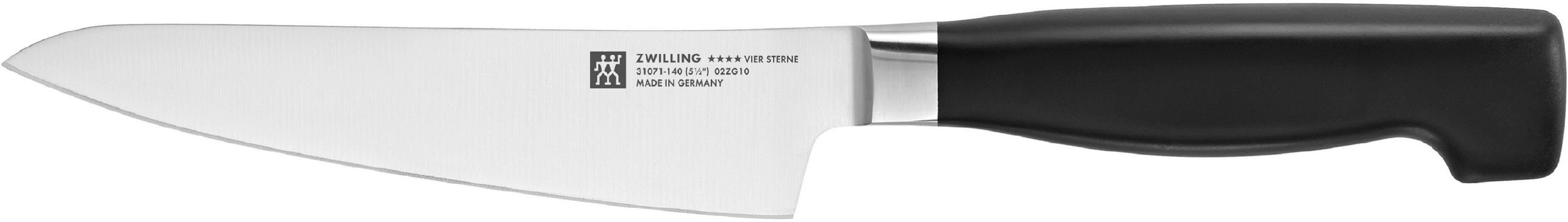 Zwilling Kochmesser VIER STERNE, compact, Klingenlänge 14 cm