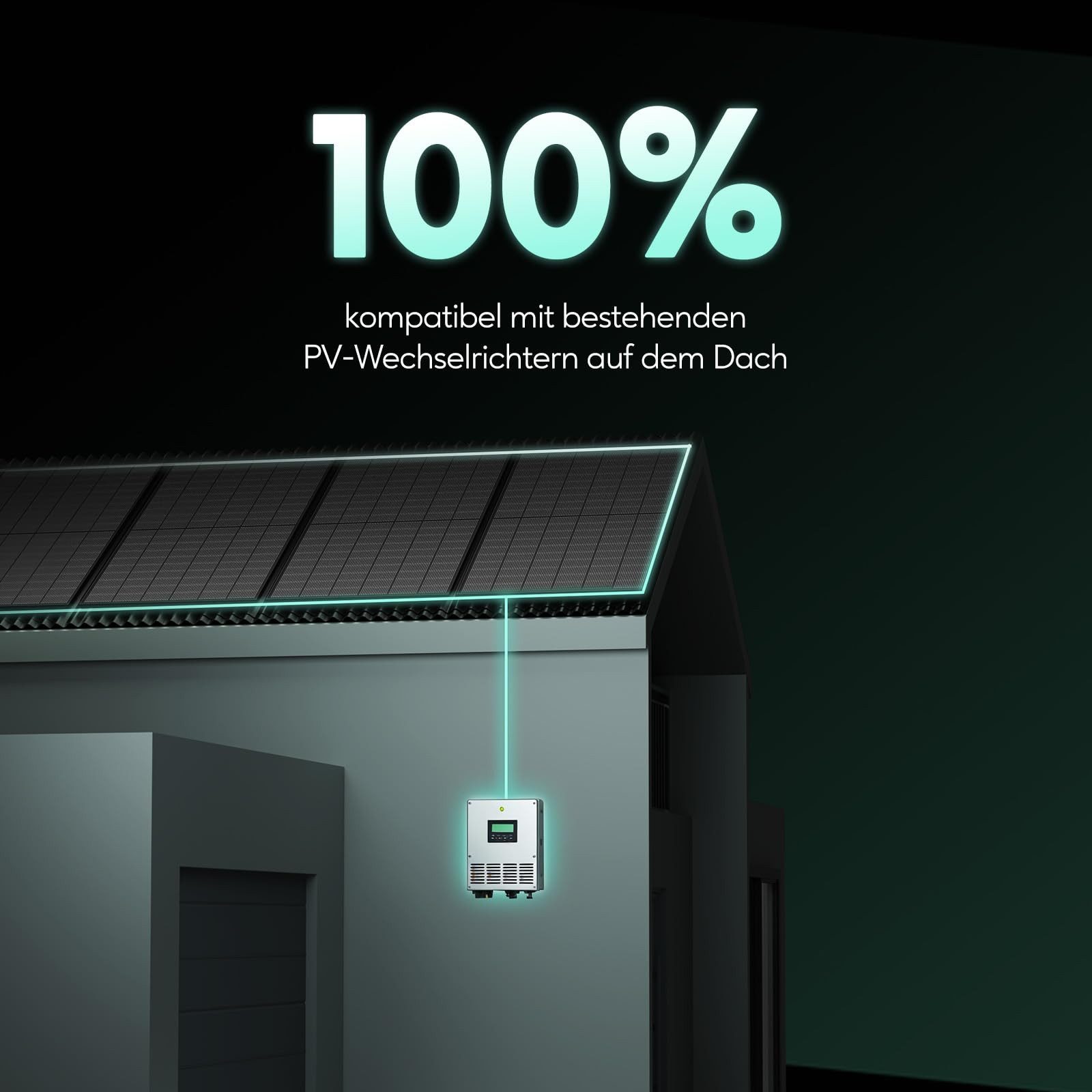 ZENDURE SuperCharged Balkonkraftwerk Zendure SolarFlow 1600 AC+ Balkonkraftwerk mit Speicher 1,92 kWh