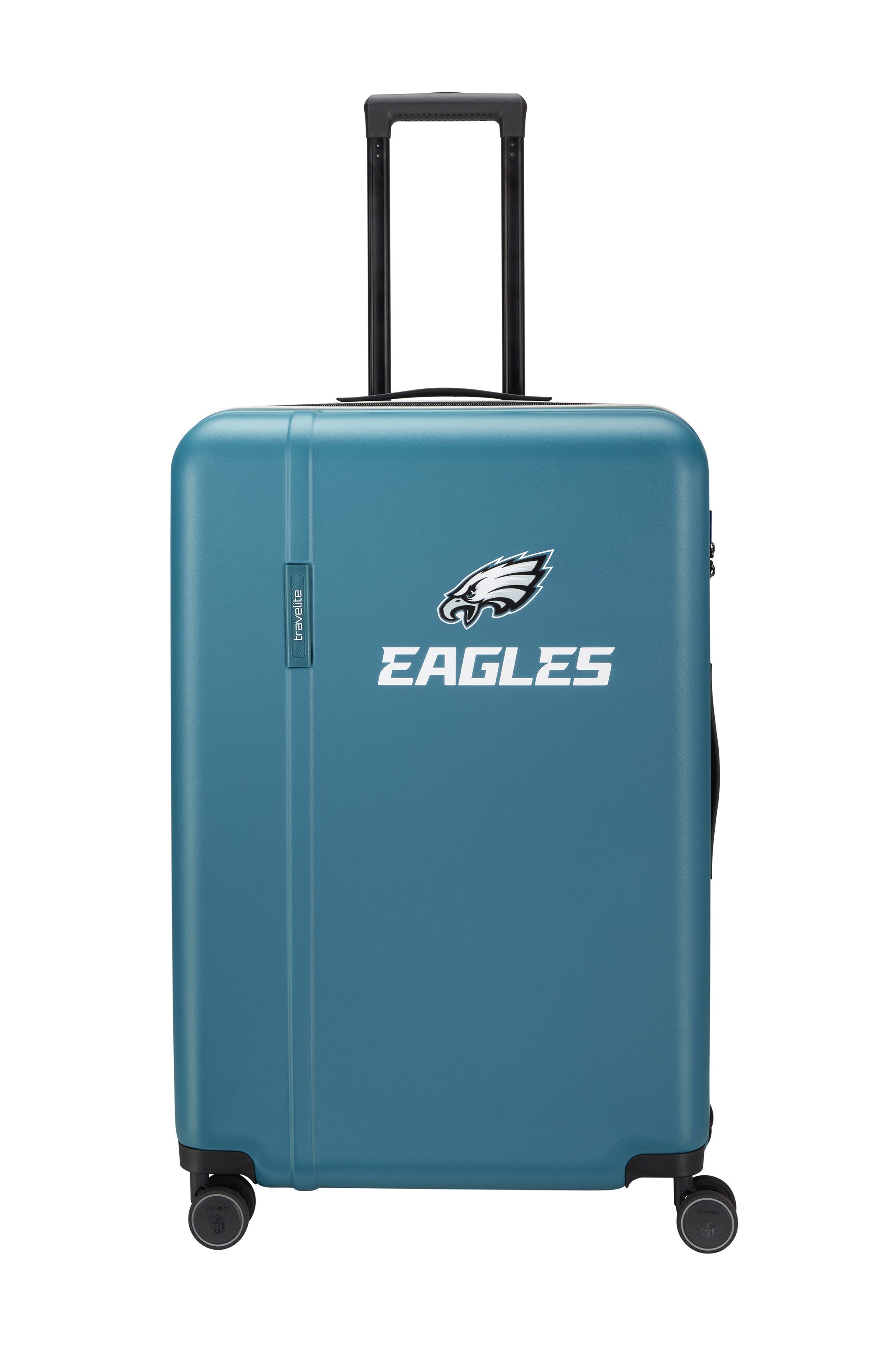 travelite Trolley travelite x NFL Koffer Hartschale, 4 Rollen, Unisex Koffer, TSA-Schloss, 4 Doppelrollen, offizielles NFL-Teamdesign