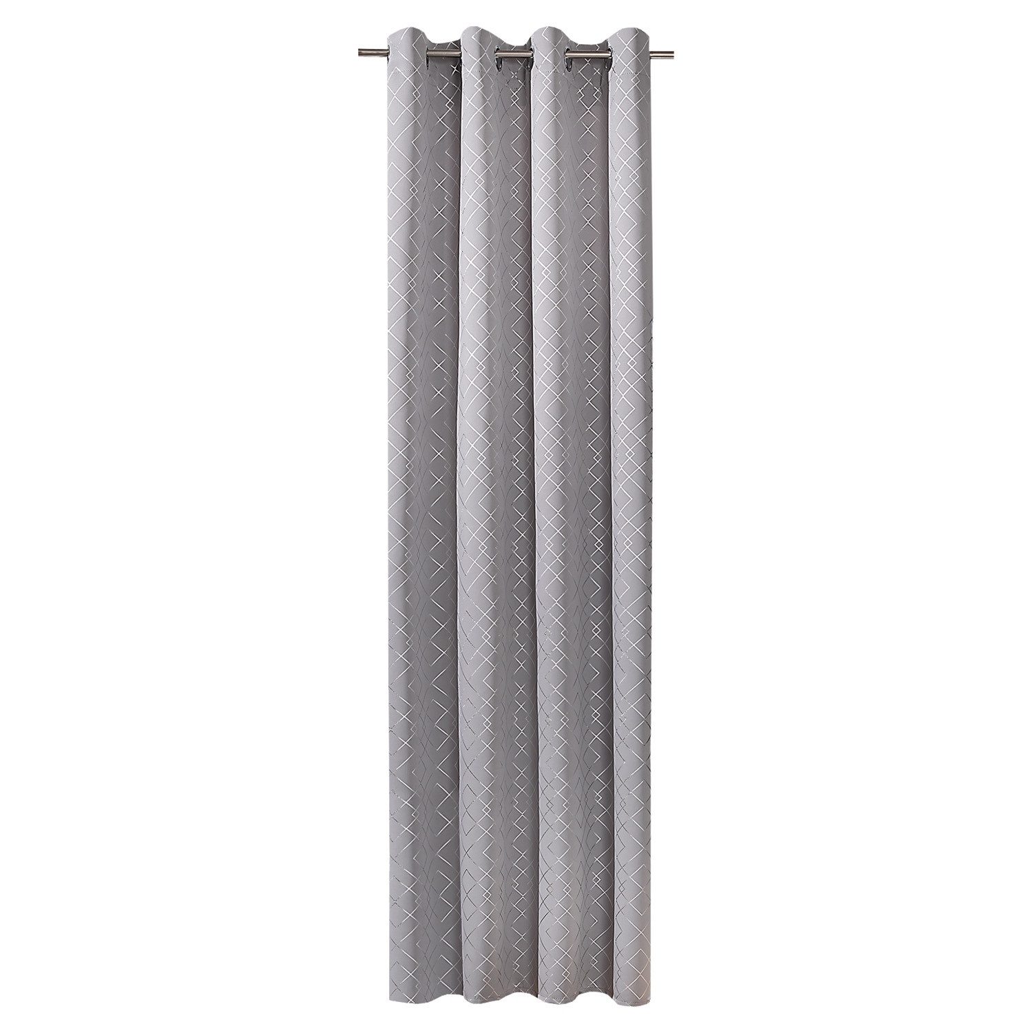 Verdunkelungsvorhang ROM, Verdunklung, Silbergrau, 135 x günstig online kaufen