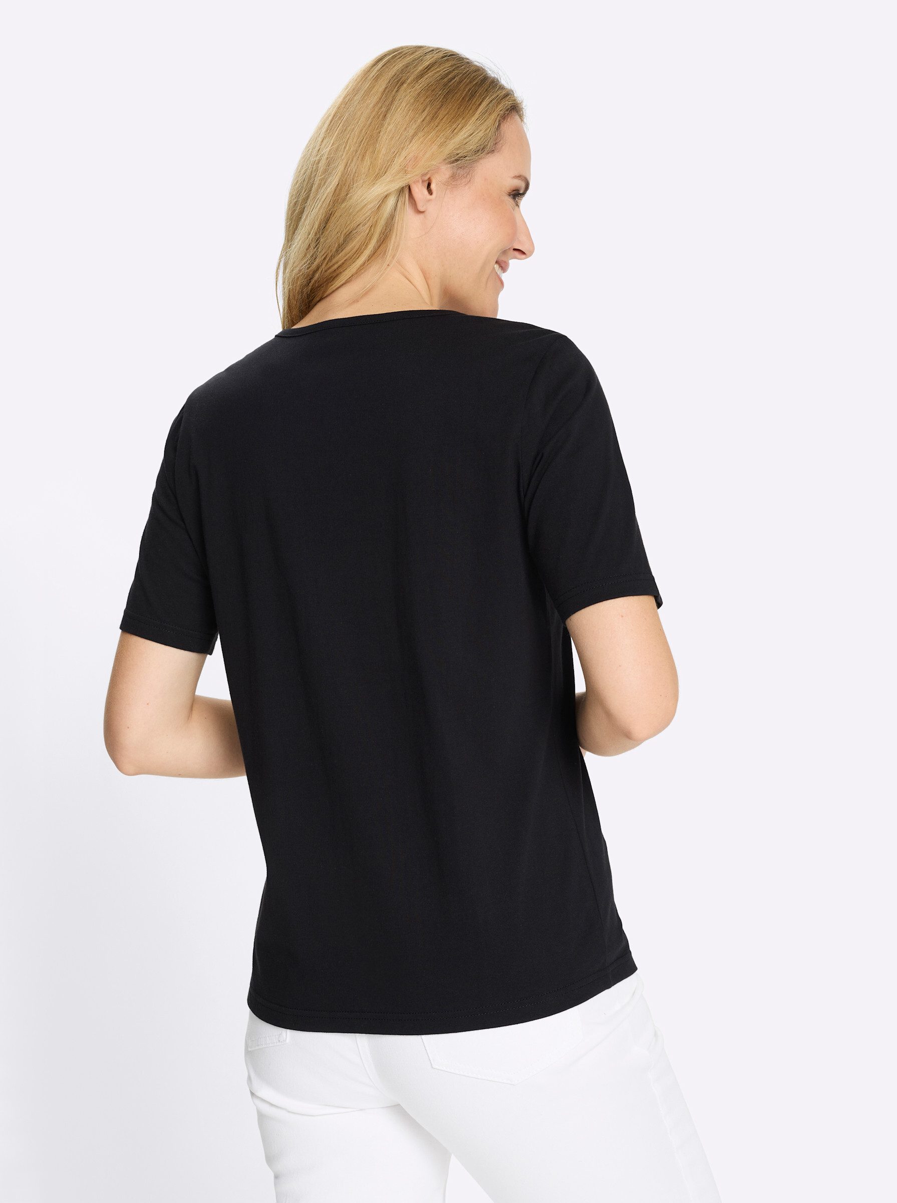 Sieh an! T-Shirt Rundhals-Shirt günstig online kaufen