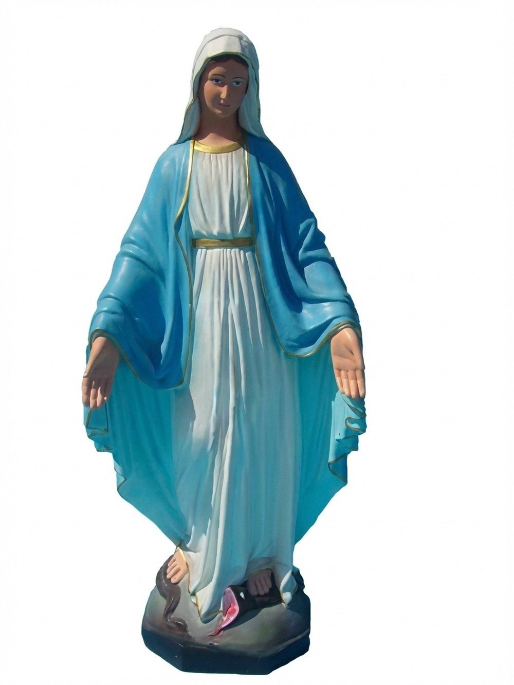 JVmoebel Skulptur Mutter Maria Statue aus Polyresin für den Garten, Made in Europa