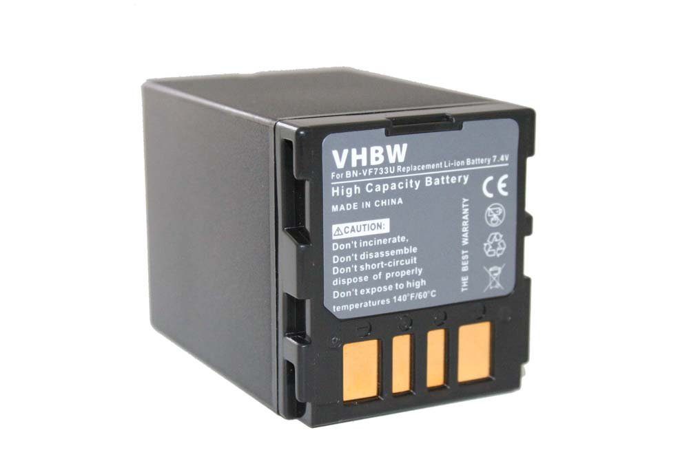 vhbw passend für JVC GR-D290U, GR-D290, GR-D290E, GR-D290EG, GR-D290US, Kamera-Akku 2200 mAh