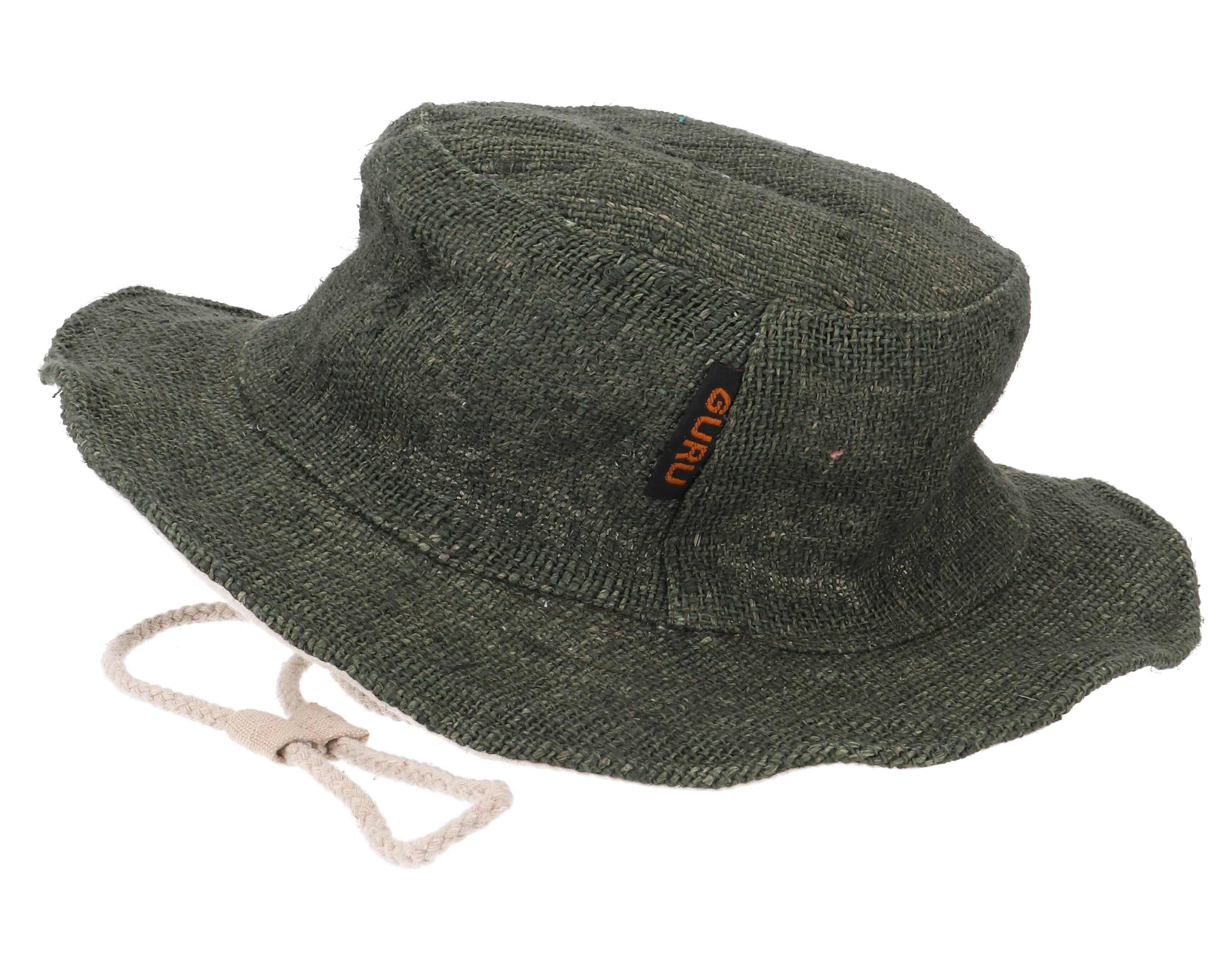 Guru-Shop Strickmütze Hanf Sommerhut, natürlicher Sonnenhut - Modell 10