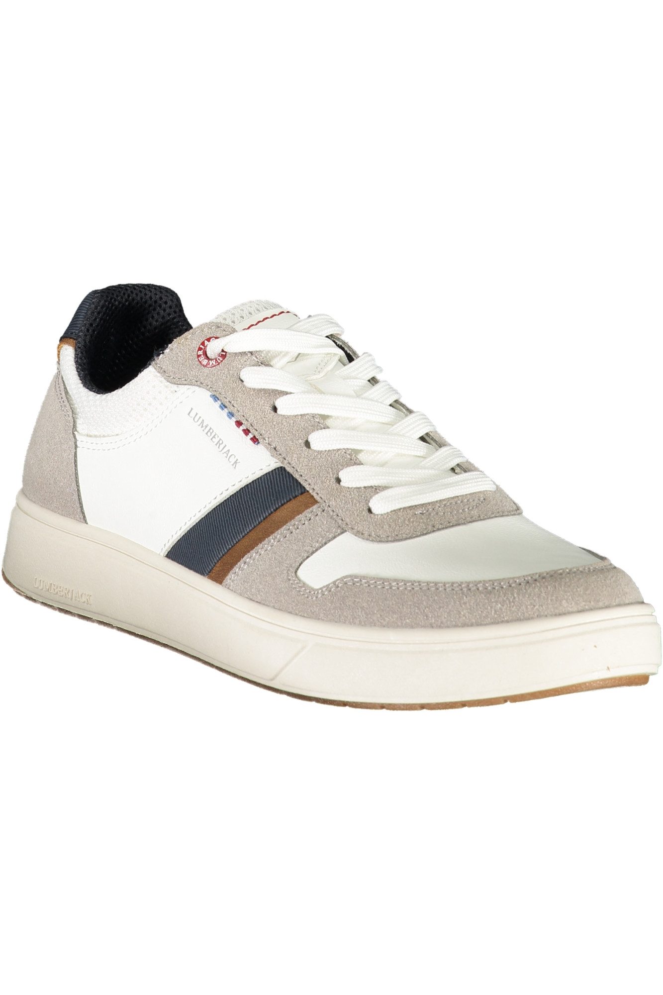 LUMBERJACK Sneaker Weißer Herrensportschuh mit Details &