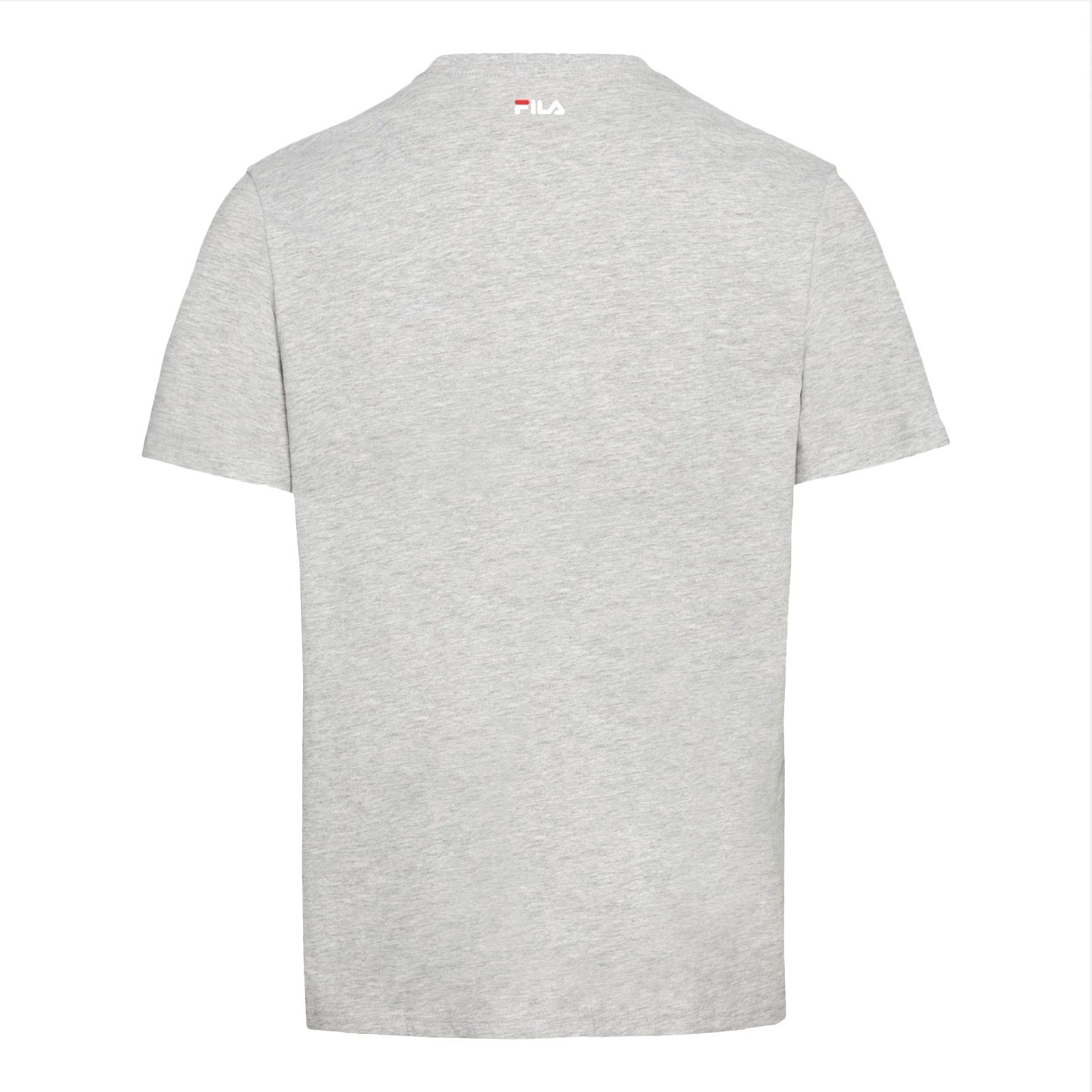 melange light grey plakativem Markenschriftzug Bellano mit Tee 80000 T-Shirt Fila