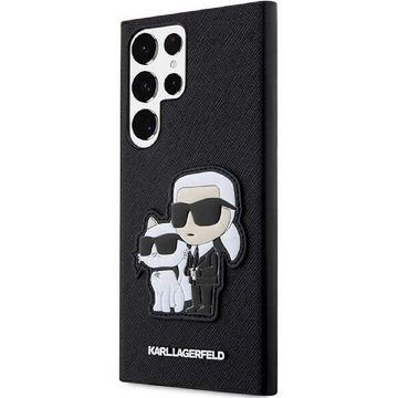 KARL LAGERFELD Handyhülle Case Samsung Galaxy S23 Ultra Karl Lagerfeld Katze Choupette 6,8 Zoll, Kantenschutz