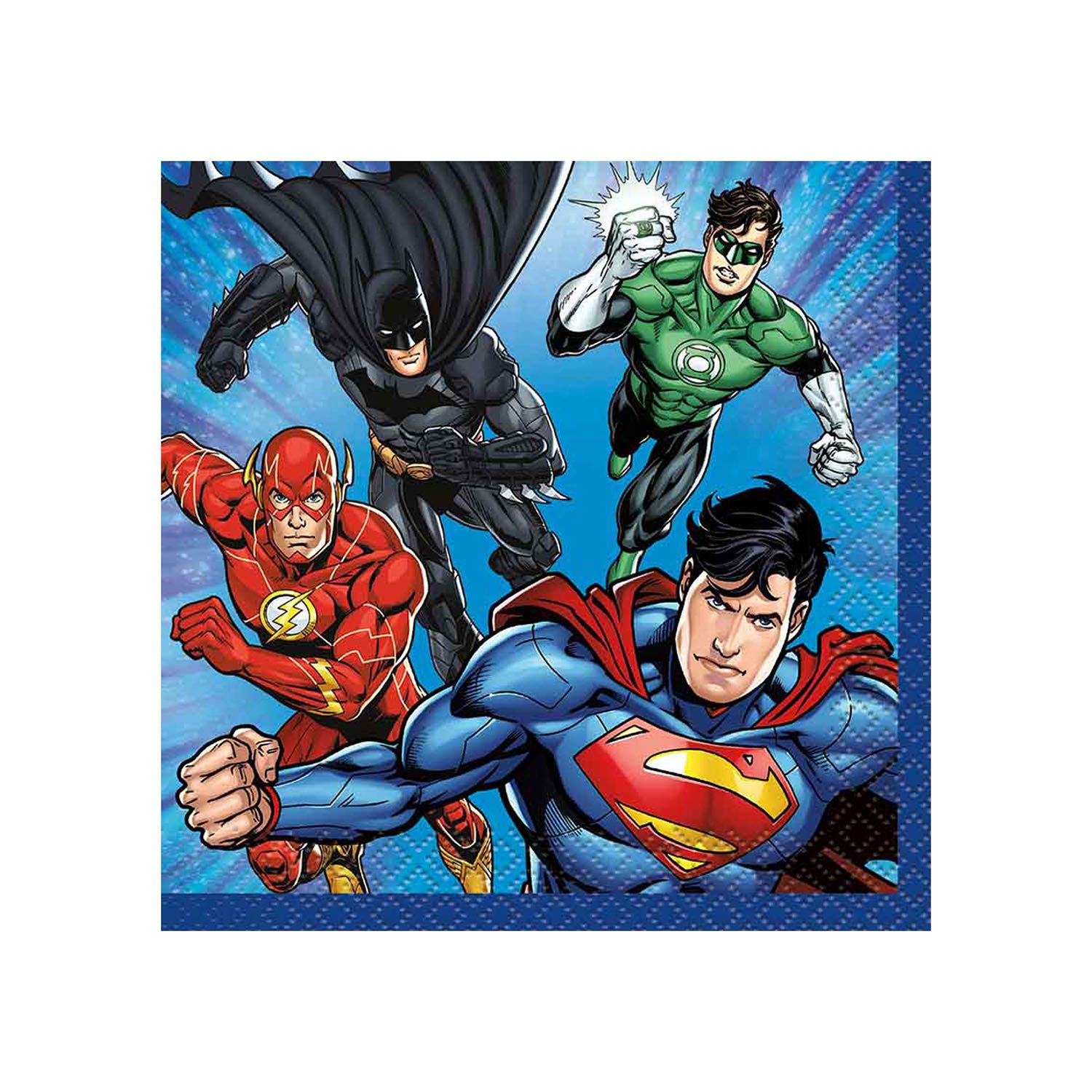 Unique Industries Inc. Hängedekoration Servietten Justice League 16Stk./25cm
