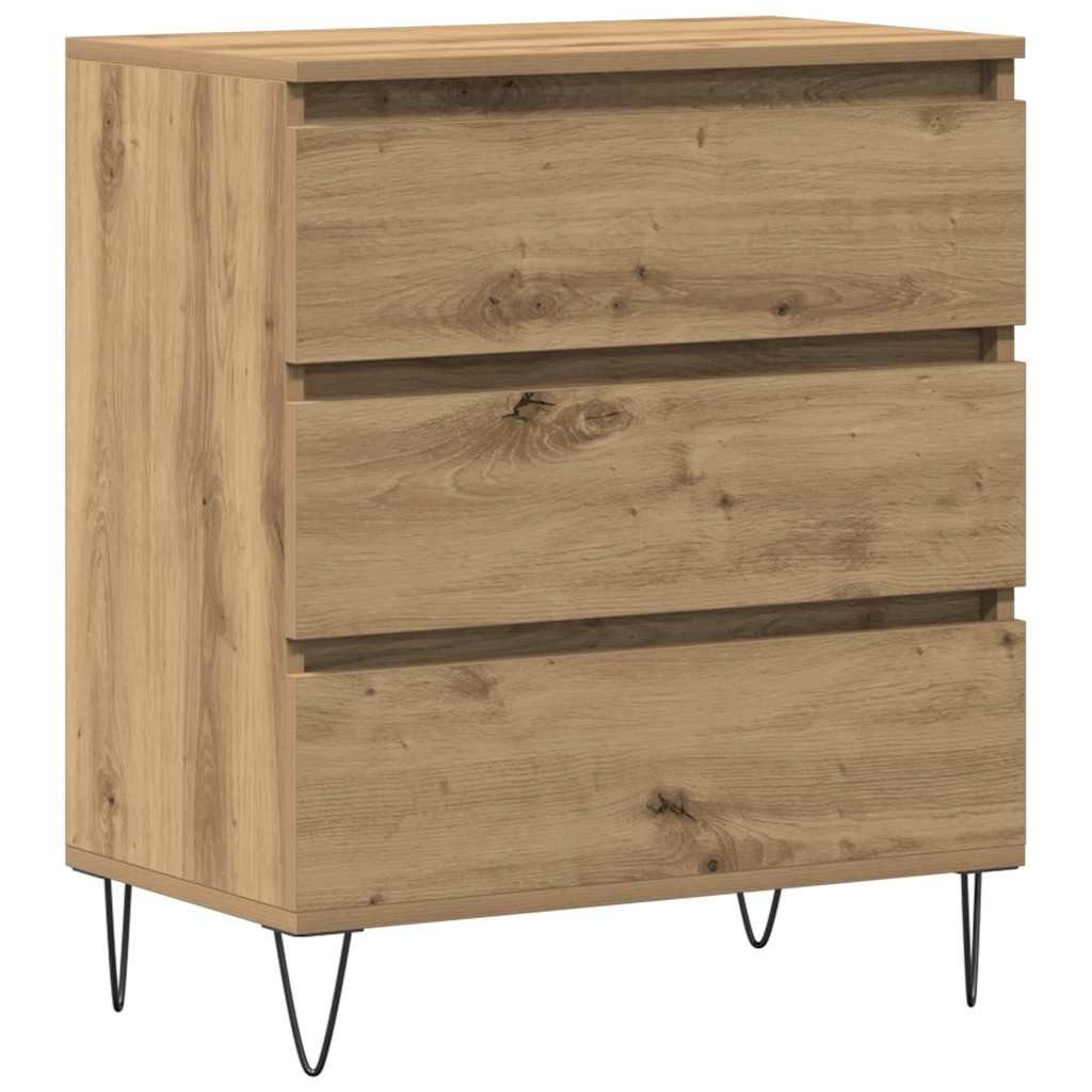 vidaXL Sideboard Sideboard Artisan-Eiche 60 x 35 x 70 cm Holzwerkstoff (1 St)