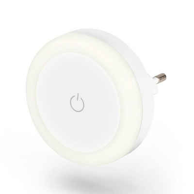 Hama LED Nachtlicht LED-Nachtlicht "Touch Switch", Nachtlicht, LED fest integriert, Warmweiß