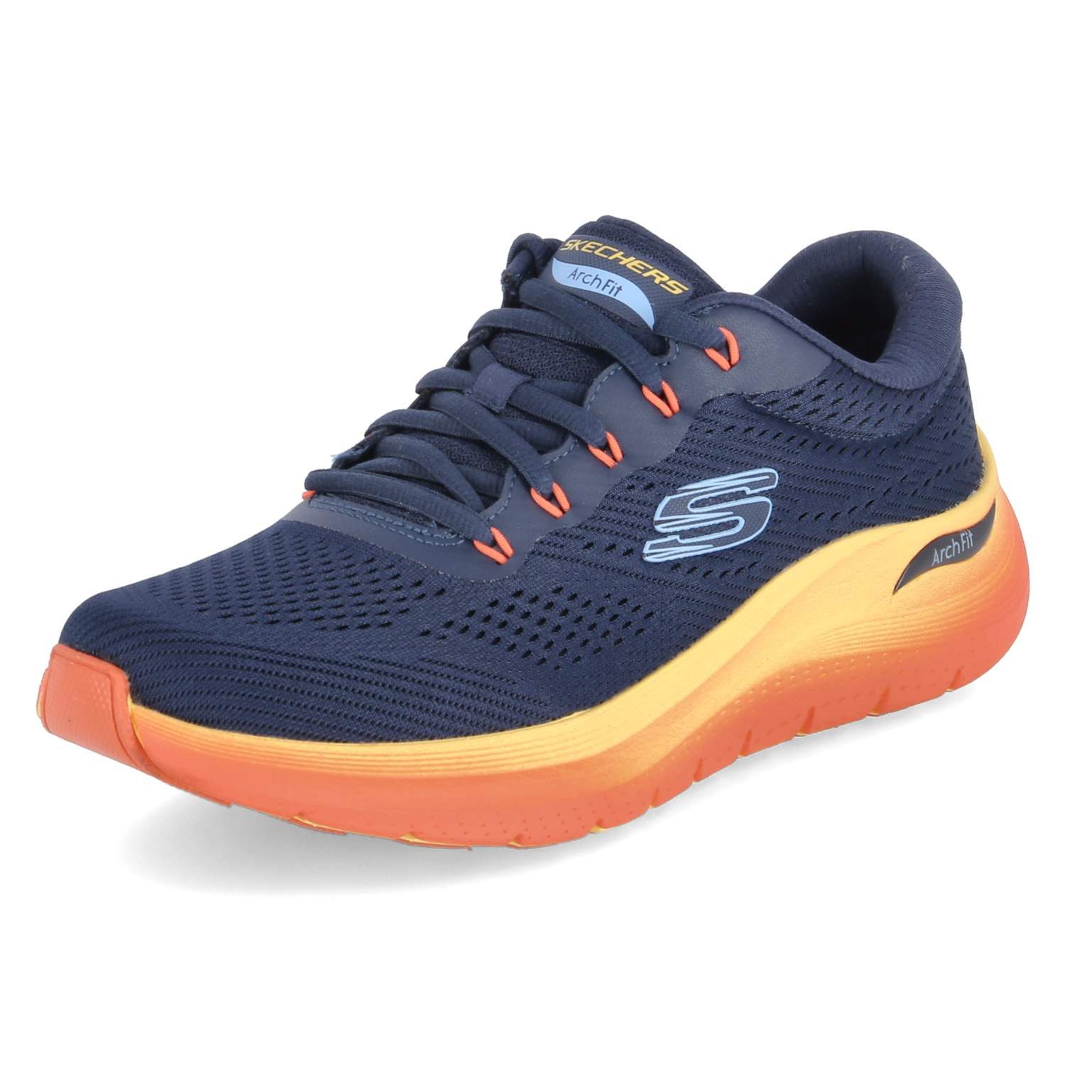 Skechers Skechers 232700 NVMT Herren Textil gruen Schnürschuh günstig online kaufen