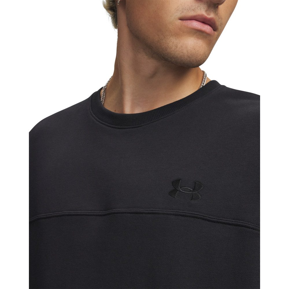 Under Armour® Sweatshirt UA RIVAL LW CREW lockere Oversized-Passform, für Sportmode und aktive Freizeit