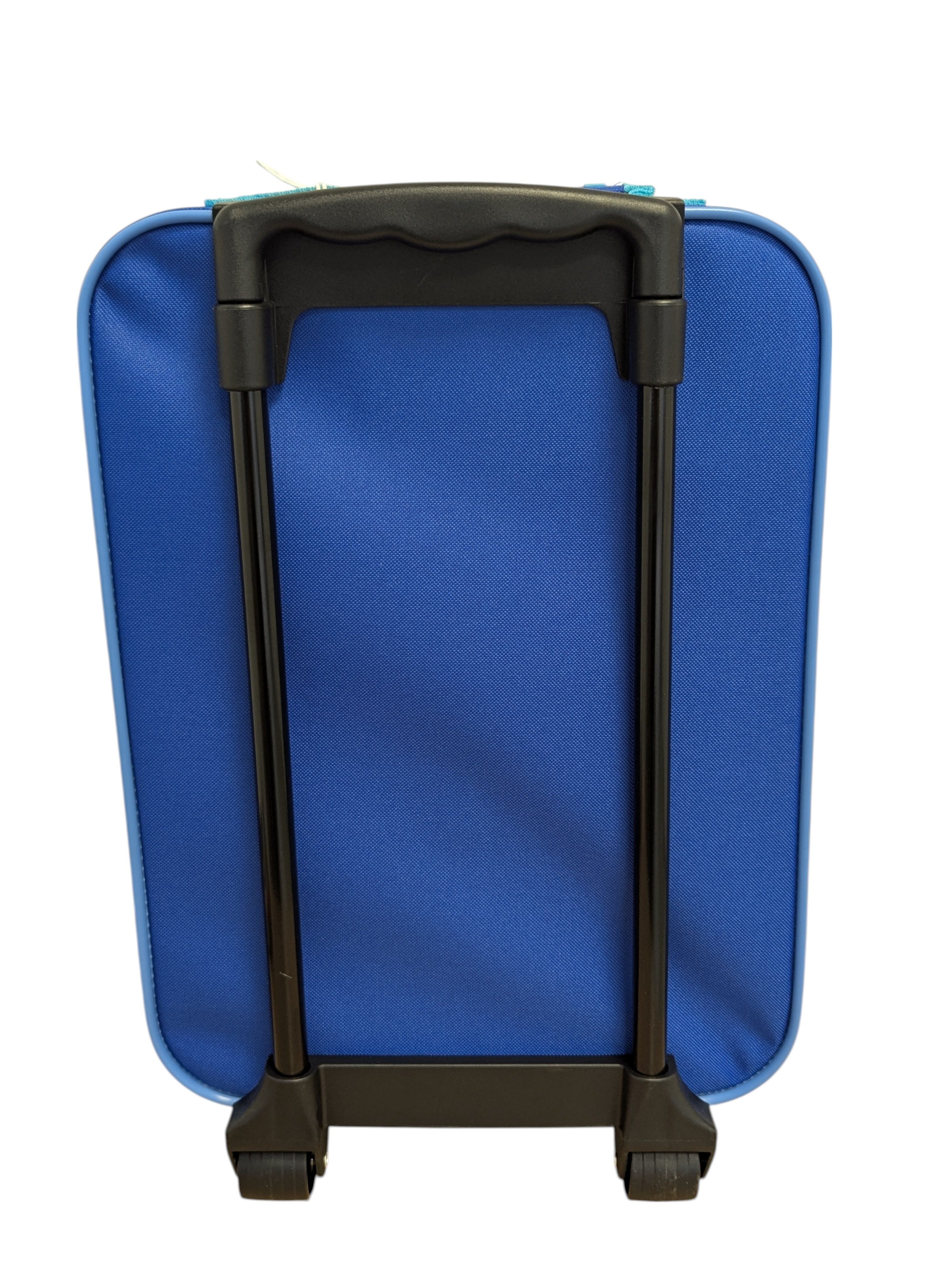 PAW PATROL Kinderkoffer Trolley Kindertrolley Pawpatrol Blau 12 L Innenmaße: 40x30x10cm, 2 Rollen, Rundumöffnung, Spanngurt, Teleskopgriff, Leicht