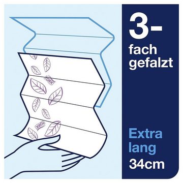 TORK Papierhandtuch Premium, 2-lagig, Tissue mit I-Falzung, 21x34 cm, 2100 Blatt