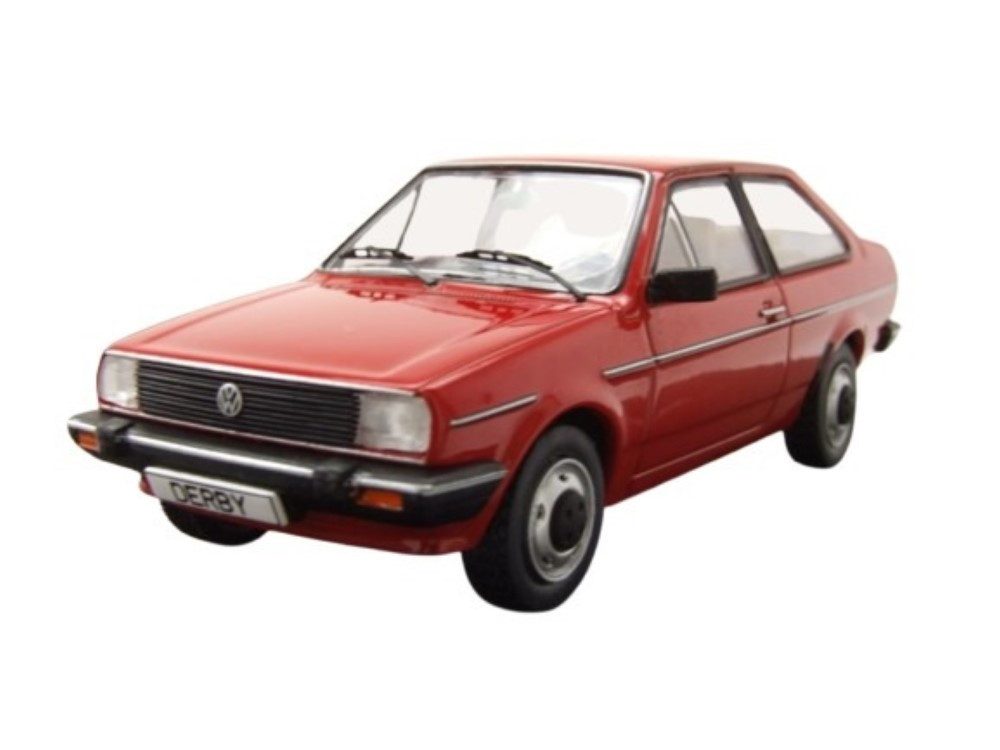ixo Models Modellauto VW Derby MK2 1981 rot, Maßstab 1:43