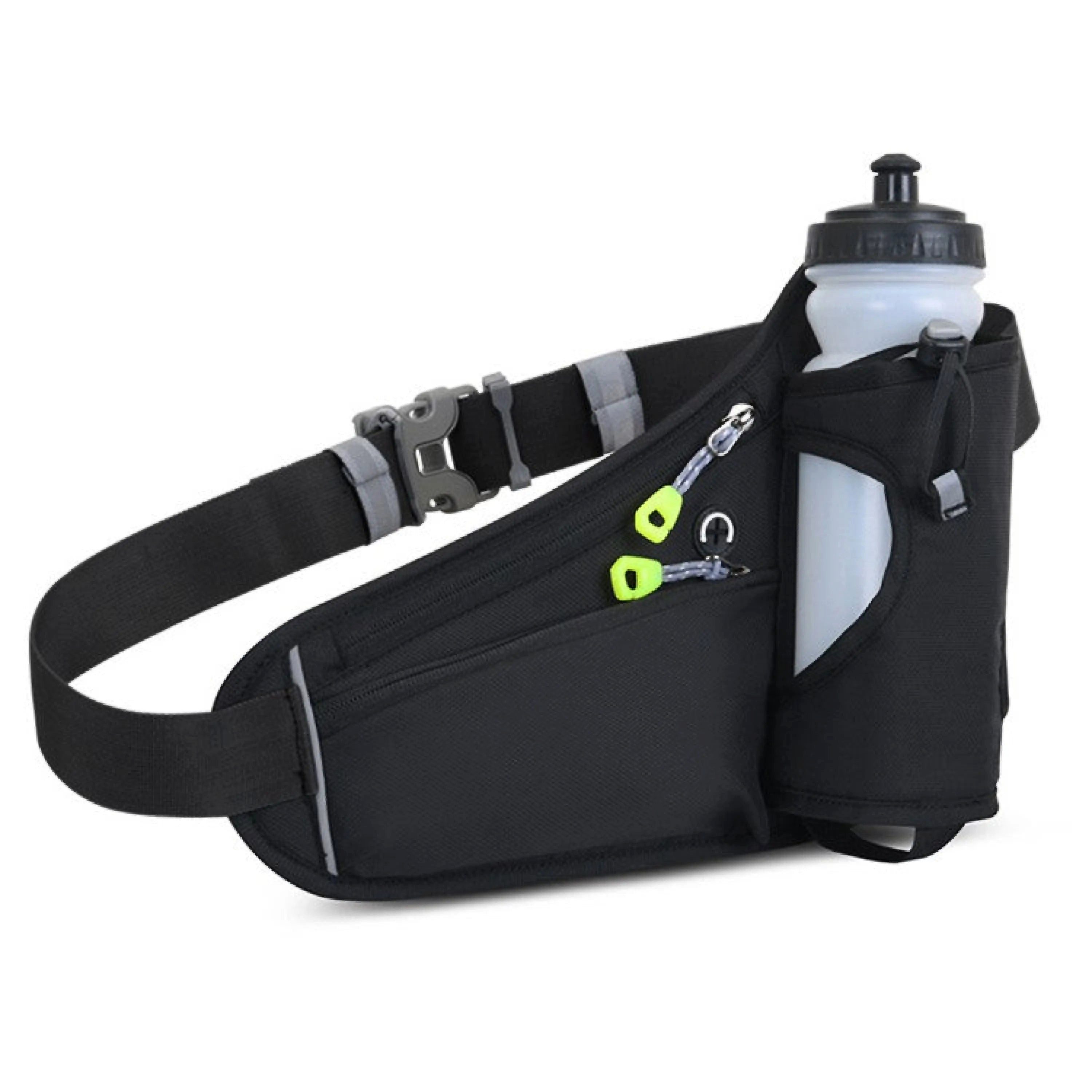 Sport-Knight® Laufgürtel Outdoor Bauchtasche mit Flaschenhalter – Wasserfest & Verstellbar