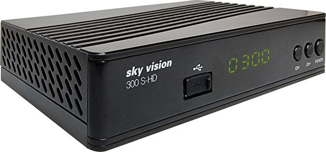 Sky Vision 300 S-HD SAT-Receiver (LAN (Ethernet), HDMI und Scart  Schnittstelle für alte und neue Fernseher