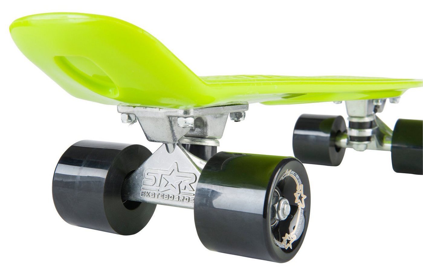 Thumbnail - STAR-SKATEBOARDS Skateboard Retroboard, ab 8 Jahre, ab 125 cm, Jungen, Mädchen, 60 mm Rollen, ABEC-7 Kugellager, 78A Rol...