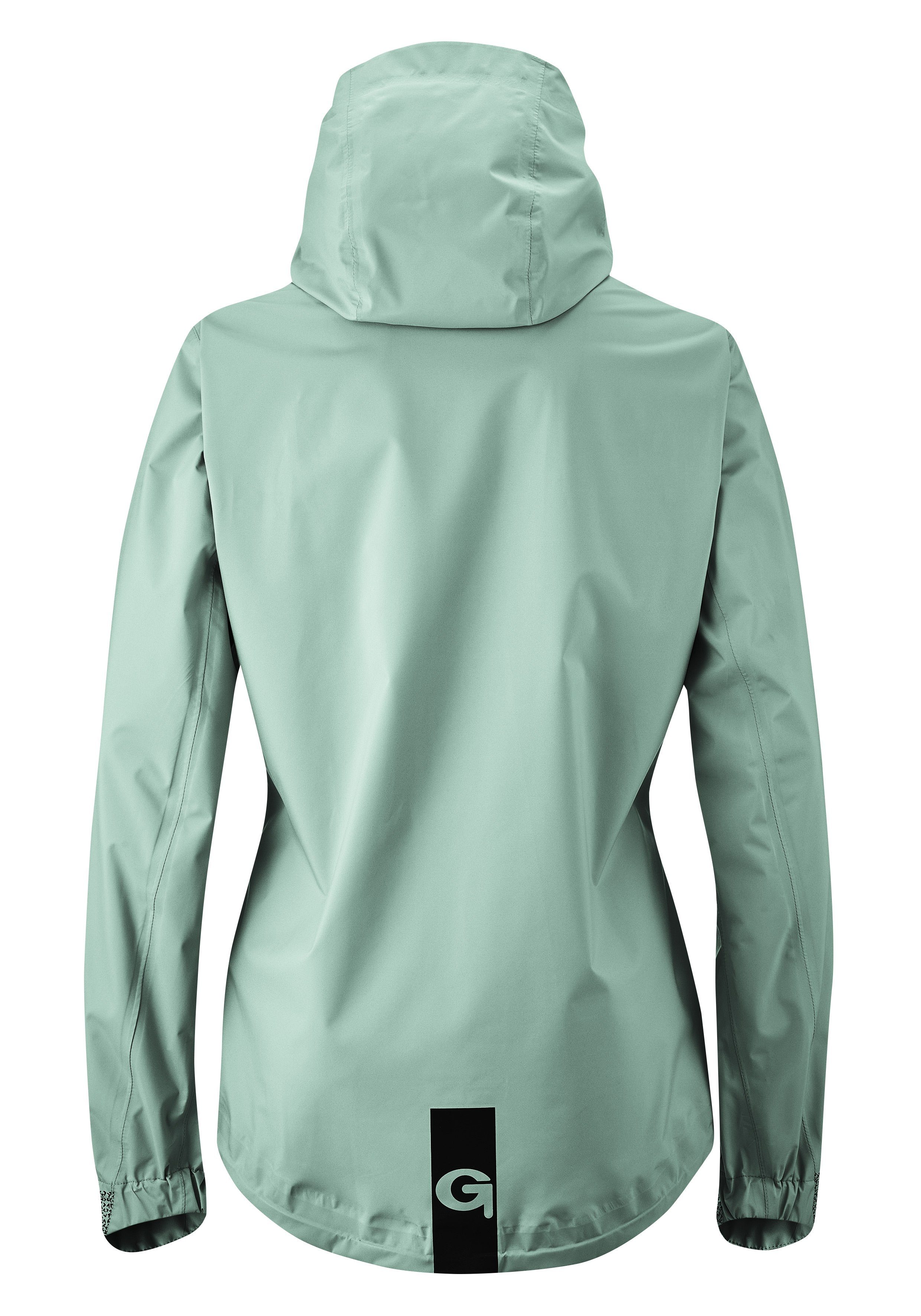 Fahrradjacke wind- Gonso mit Sura wasserdicht, Damen Plus hellgrün Kapuze Radjacke Regenjacke und