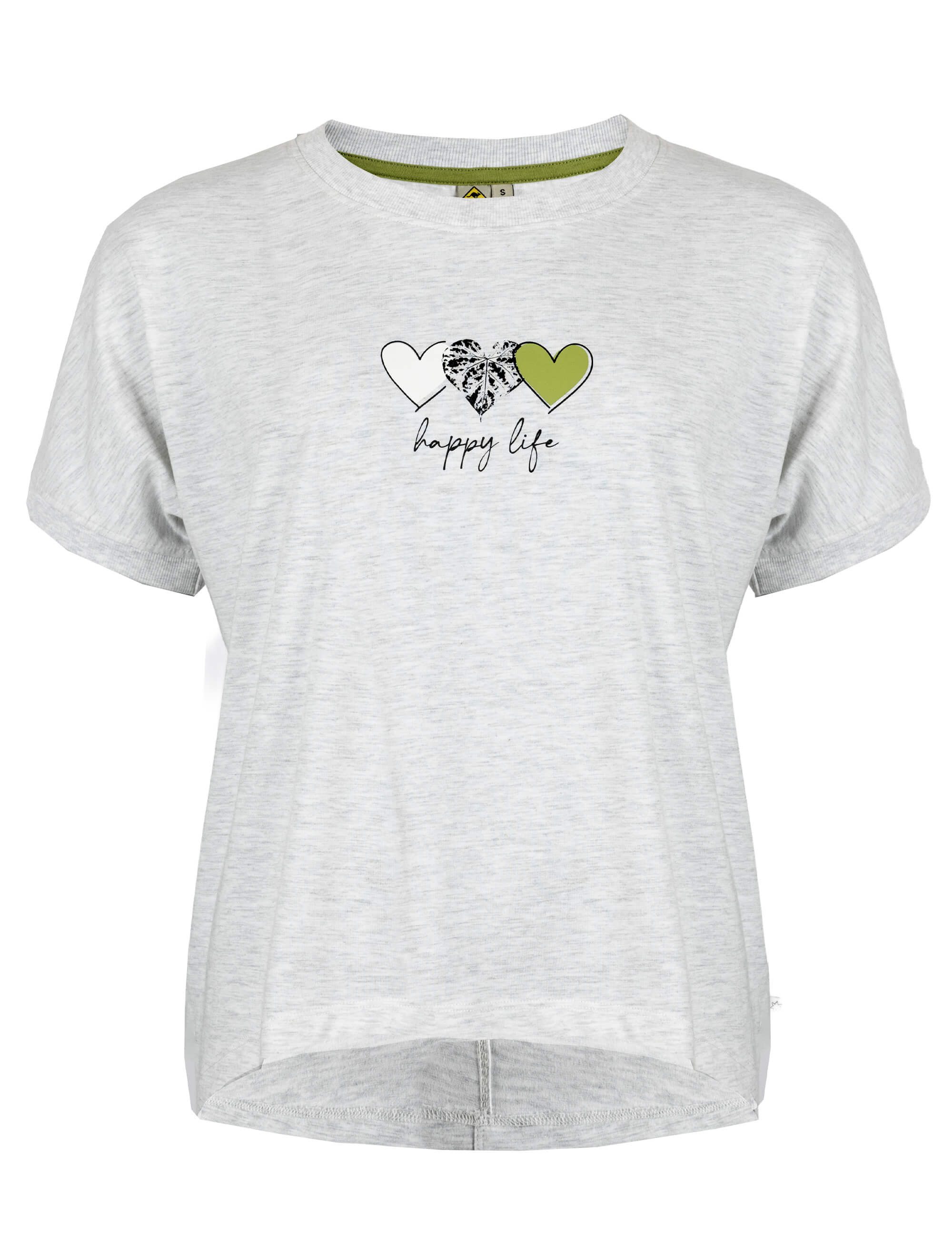 ROADSIGN australia T-Shirt Hearts (1, 1-tlg., 1) aus Baumwolle mit Herzprint