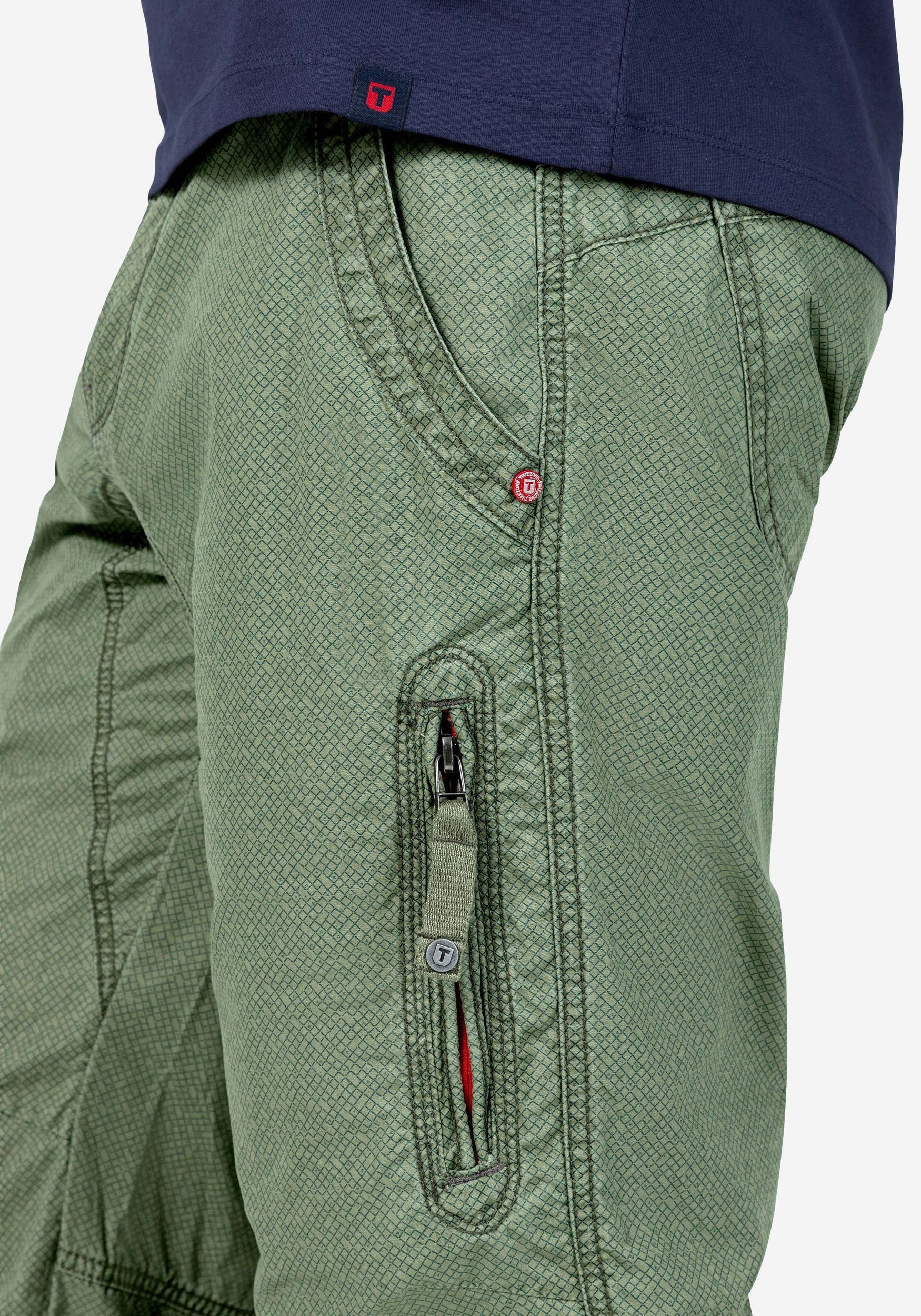 TIMEZONE Chinoshorts Kurzes Design Herrenhose mit Gürtel und Cargo-Taschen Regular ConnorTZ Short