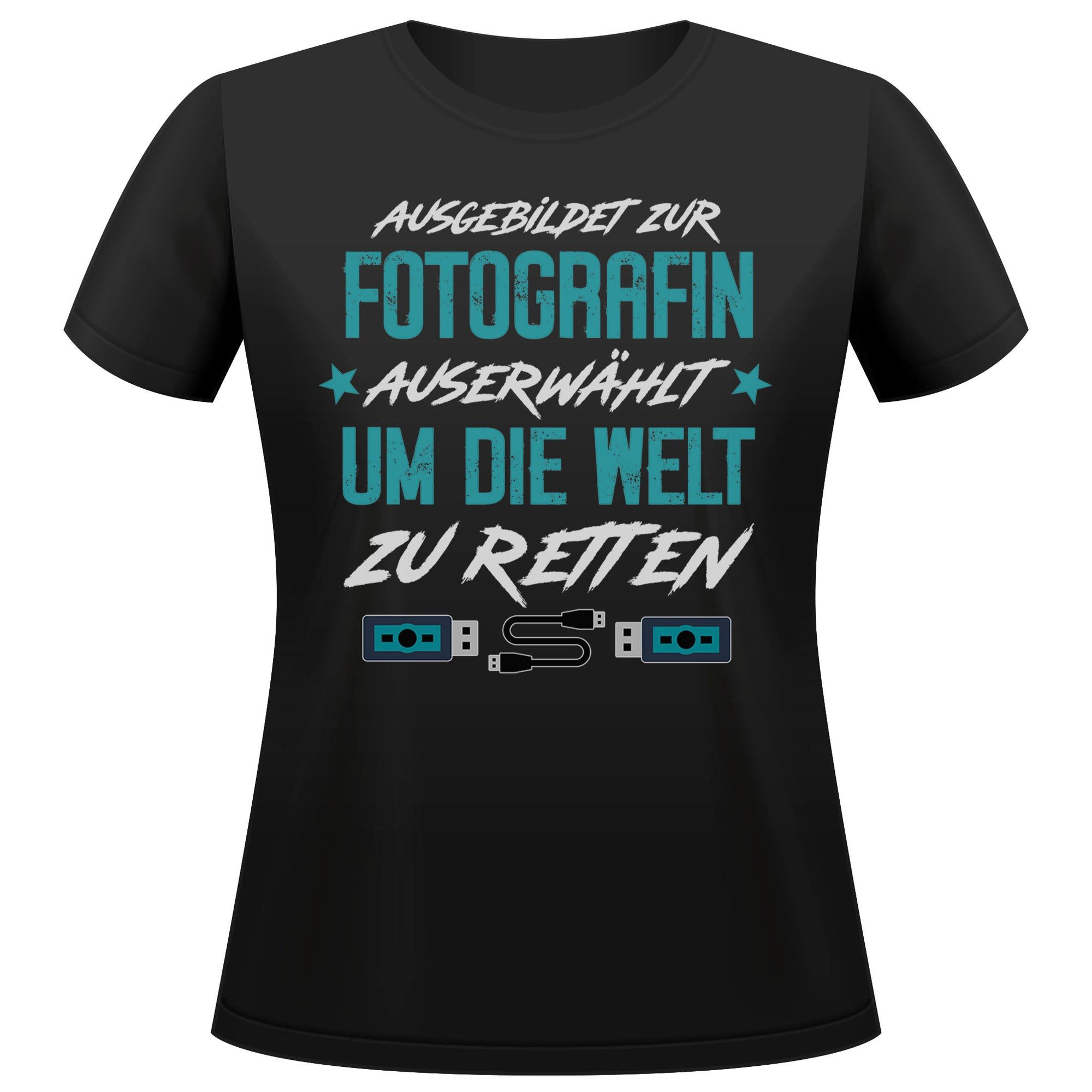 T-Shirt Fotografin Geschenk Frauen Spruch Beruf Ausbildung Studium Abschluss
