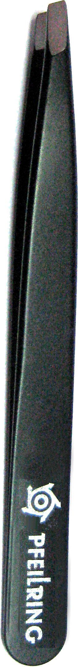 PFEILRING Pinzette, schwarz rostfrei 9,7cm
