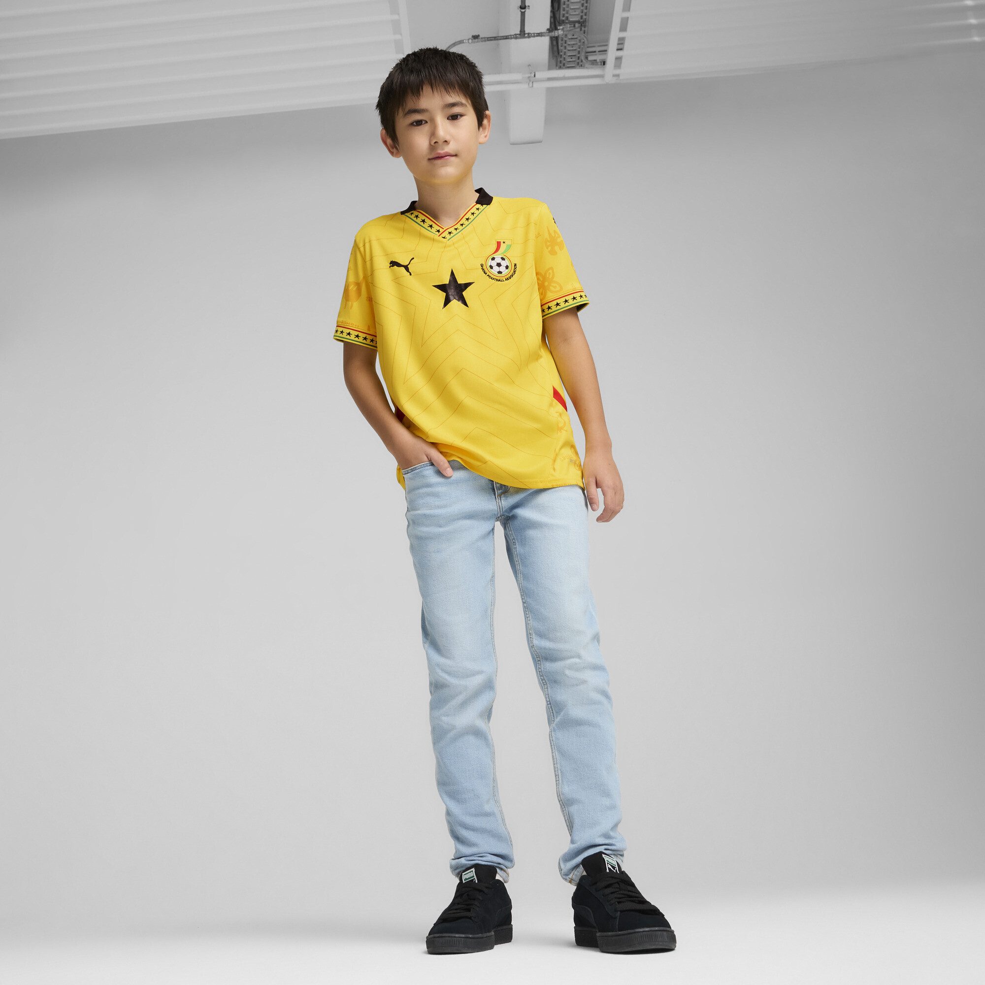 PUMA Trainingsshirt Ghana 2025 Auswärtstrikot Jugendliche