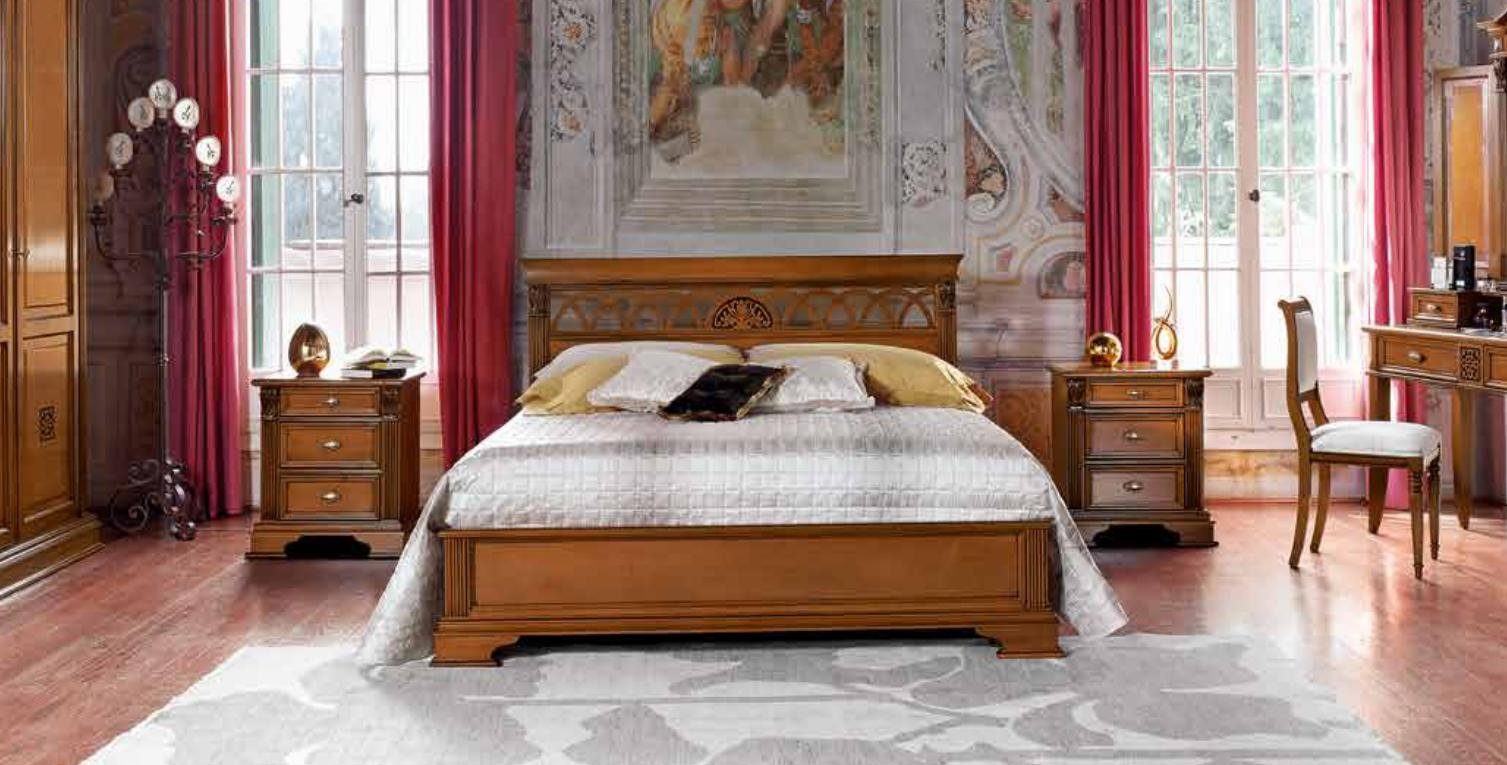 Barock JVmoebel Luxus Bett Bett, Doppelbett Rokoko Betten Design Ehebett